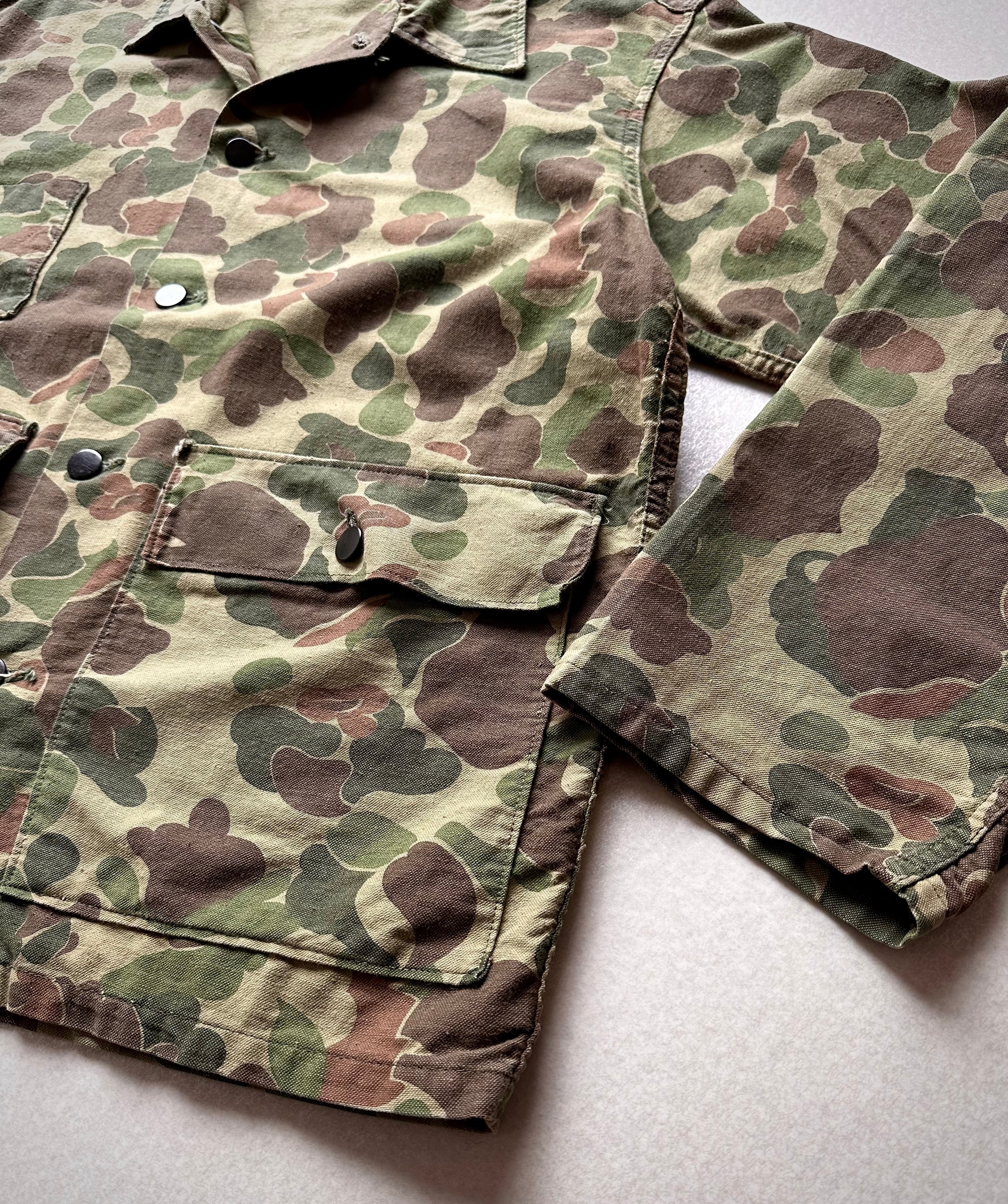 60s〜 “ KAMO ” DUCK HUNTER FLOG SKIN CAMO JACKET OLD VINTAGE KAMO