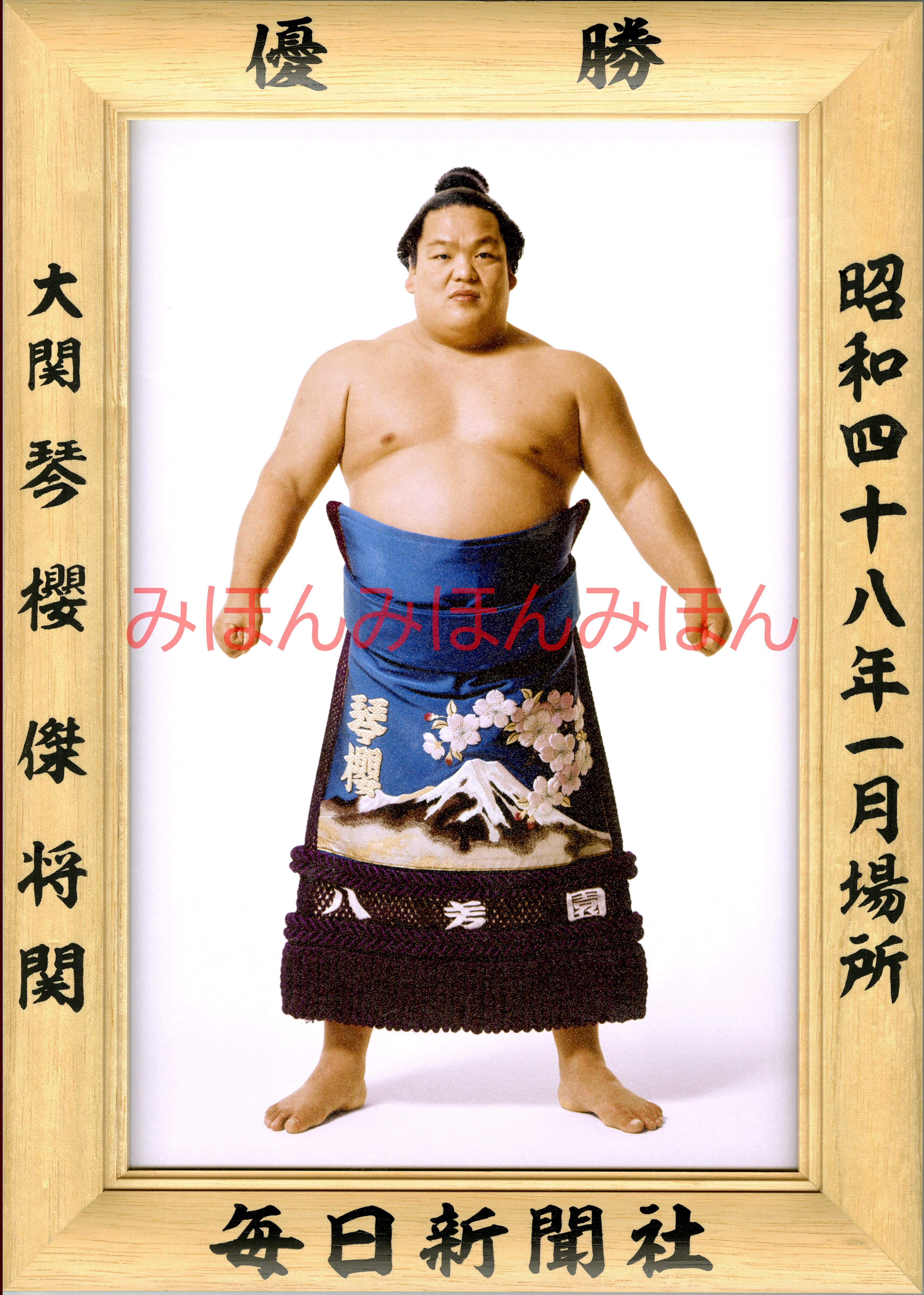 昭和48年1月場所優勝 大関 琴櫻傑将関（4回目の優勝） | 大相撲