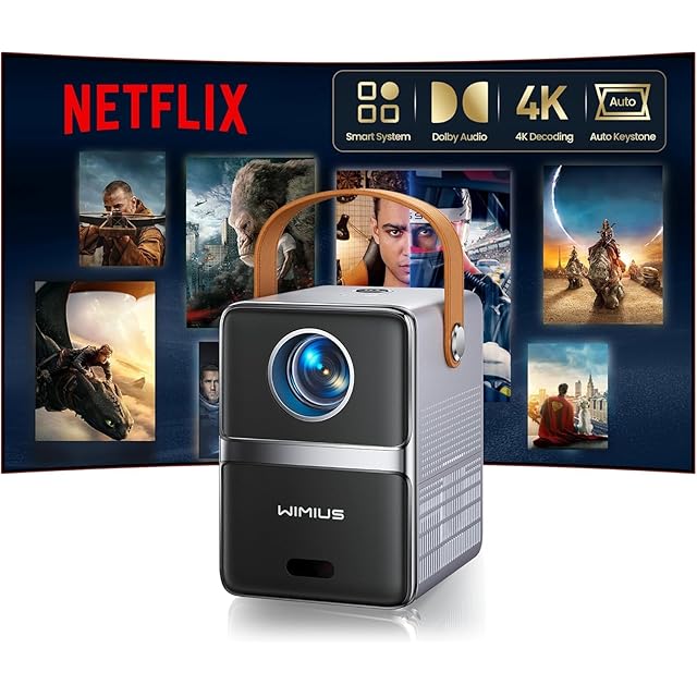 プロジェクター 4K【Netflixライセンス&36WDoIby対応】 1200ASNI 高