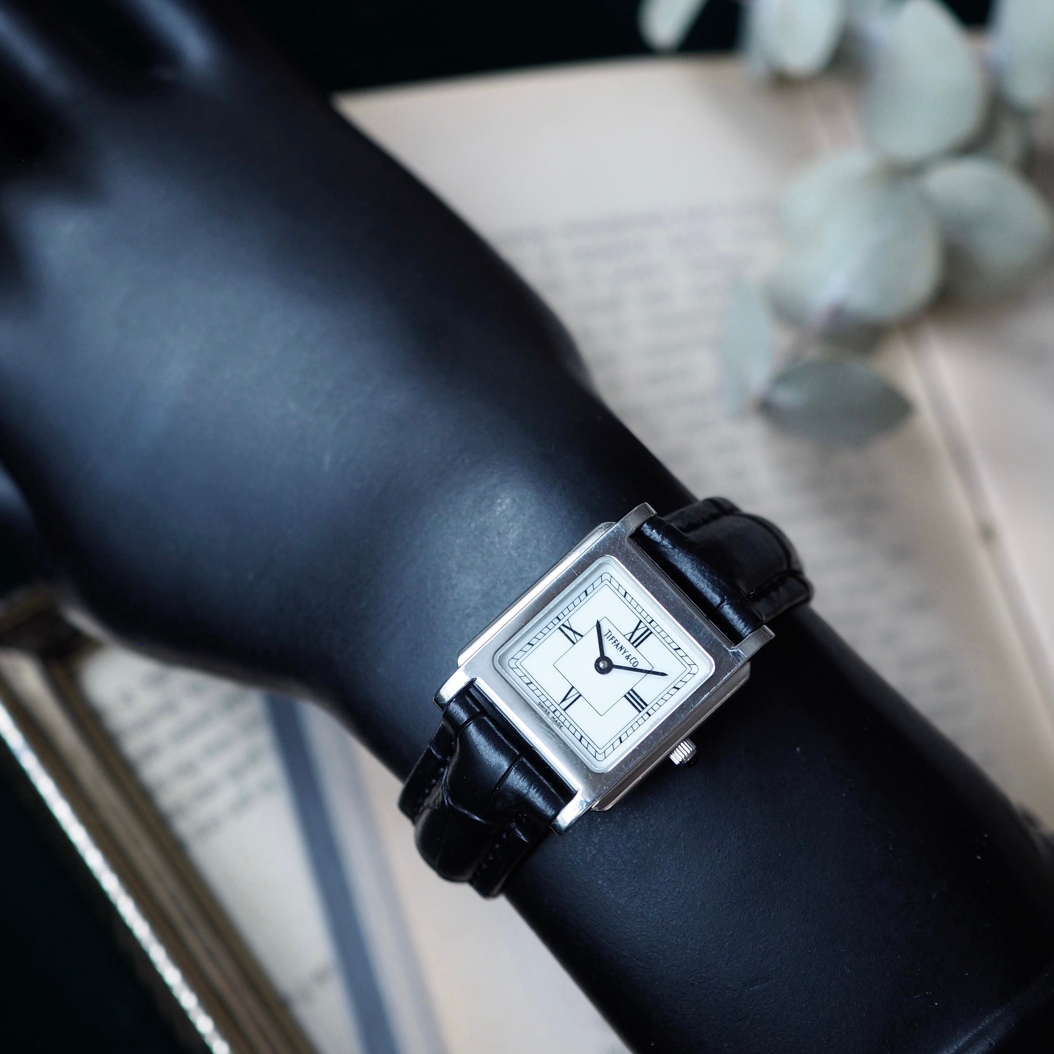 TIFFANY&Co. ティファニー クラシック ローマン スクエア クォーツ