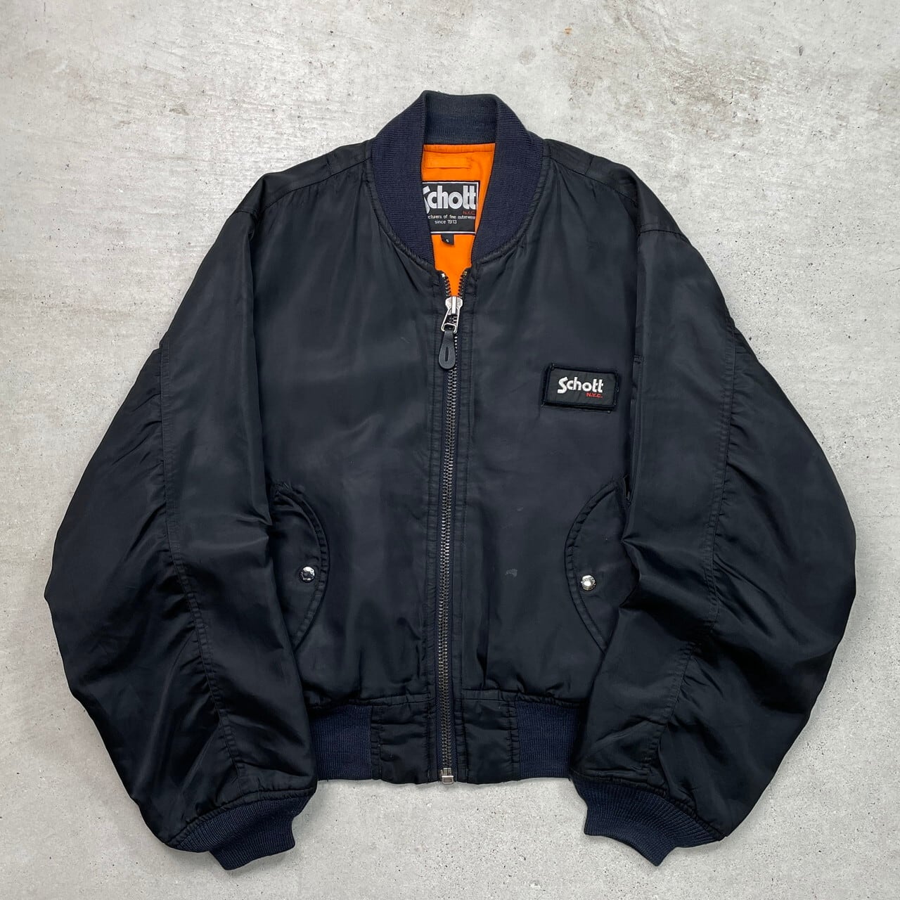 Schott ショット MA-1 ミリタリー フライトジャケット 民間品 メンズM