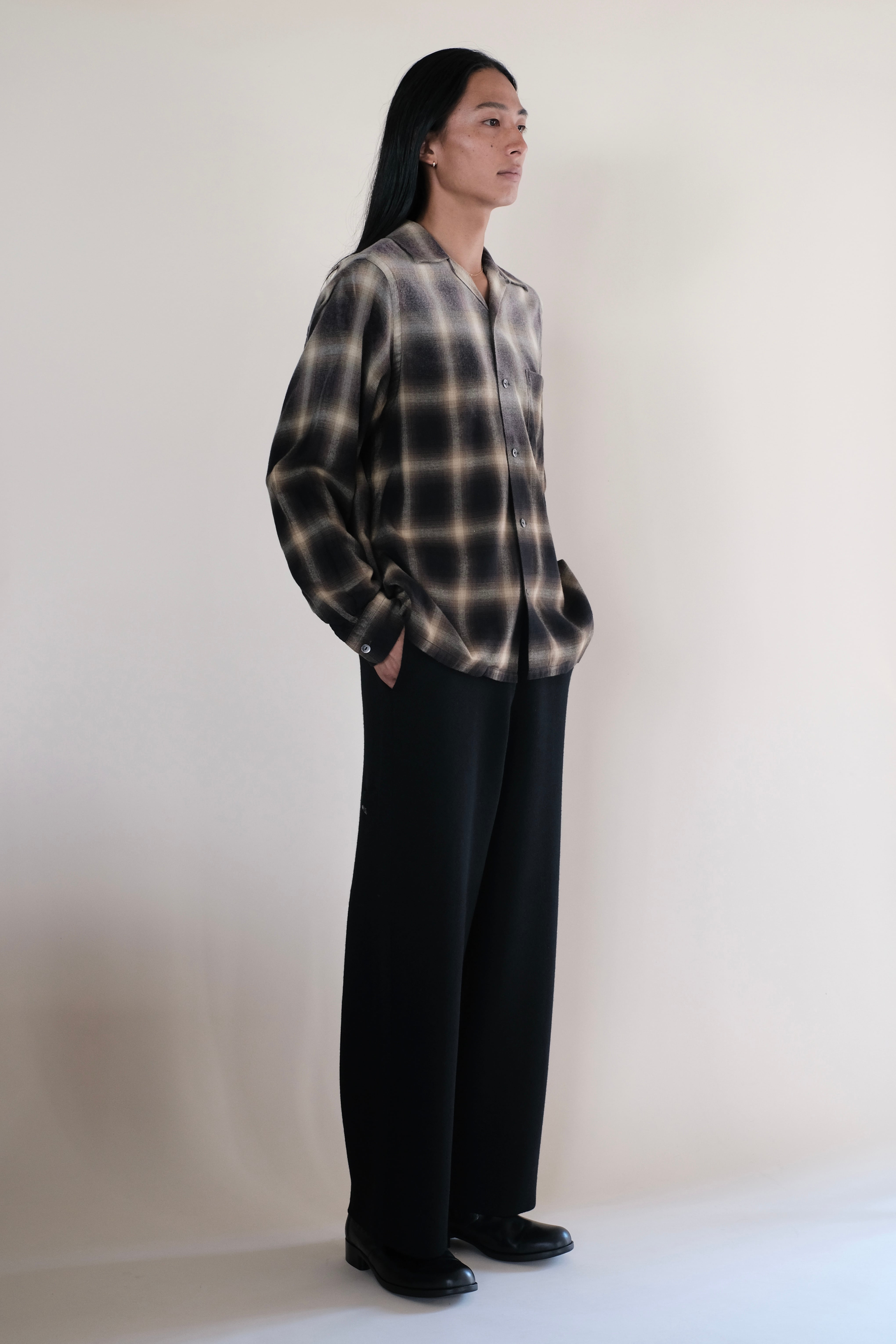 T.T / LOT.101 OPEN COLLAR SHIRT 