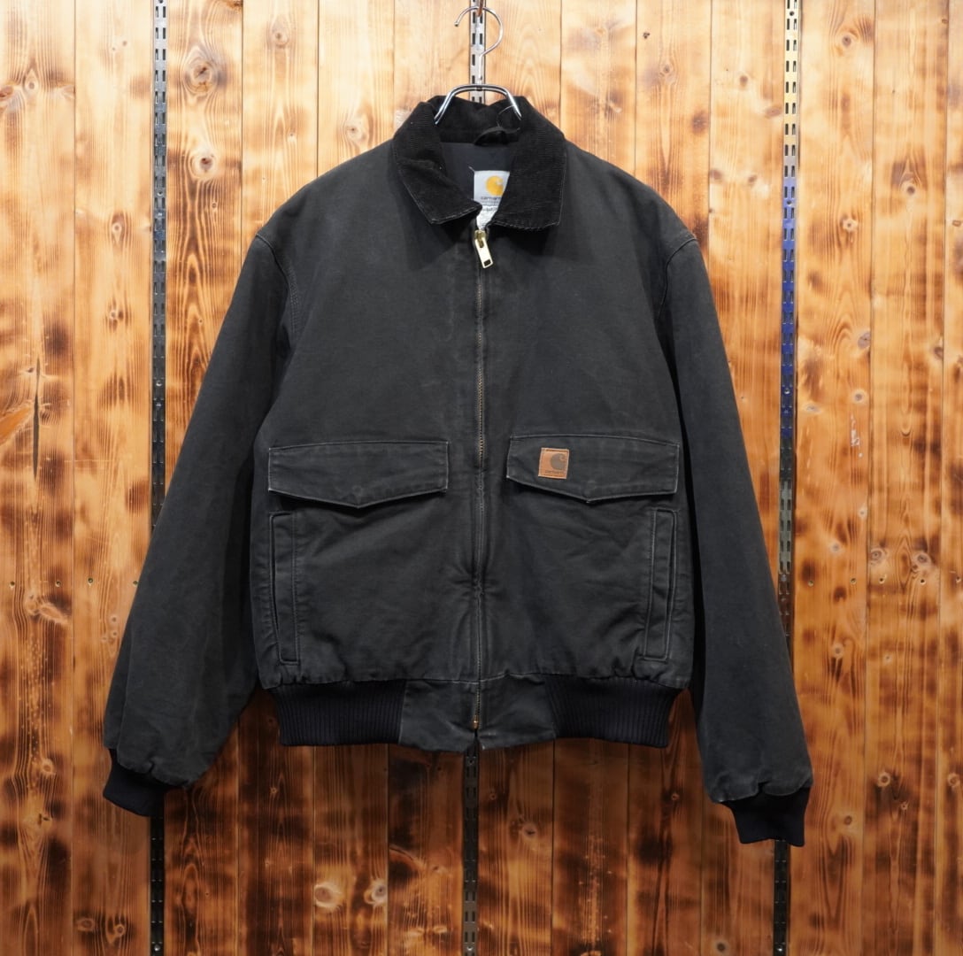 carhartt ボンバージャケット ブラック L/カーハート j165 黒 A-2