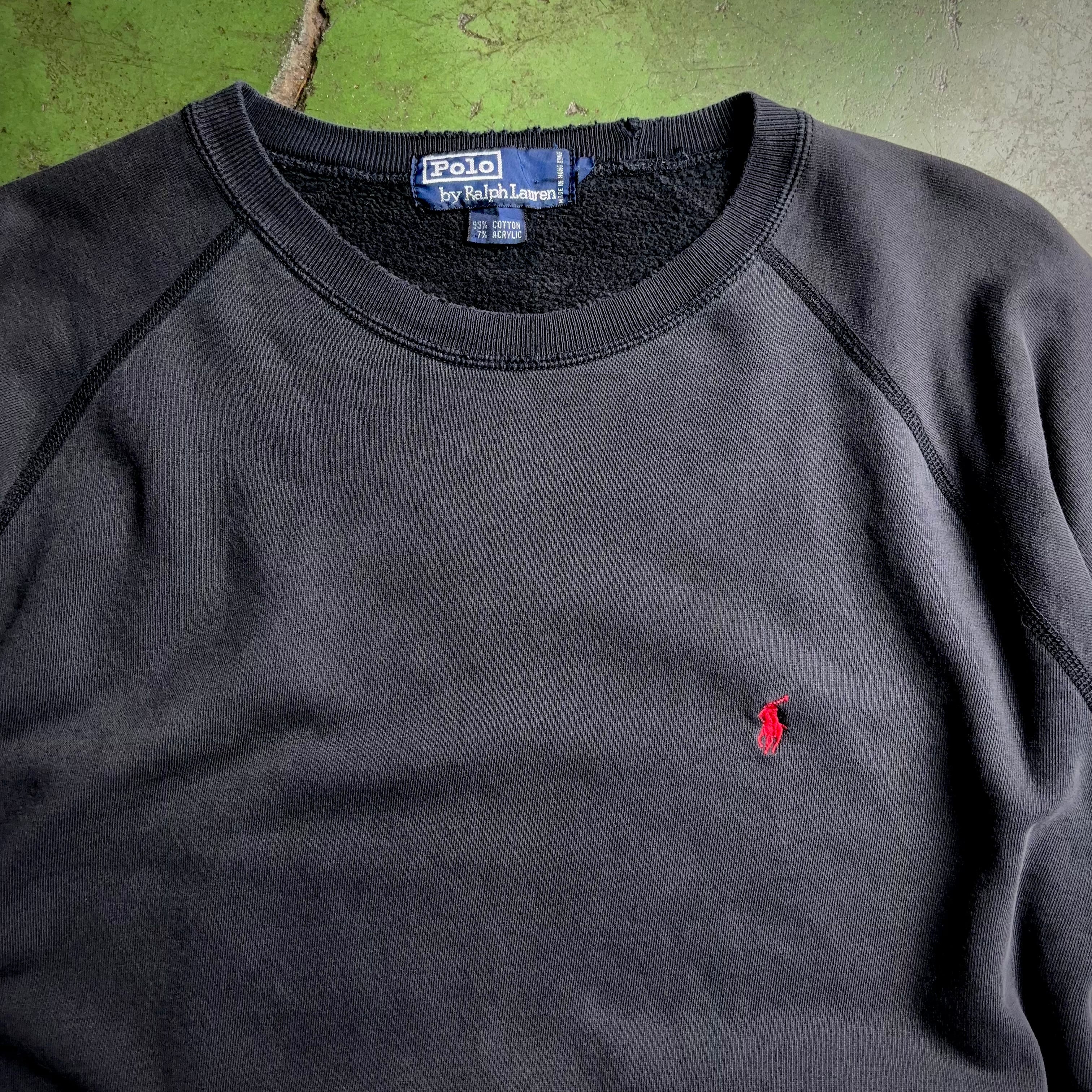 90's Polo by Ralph Lauren Sweatshirt Black 90年代 ポロラルフ