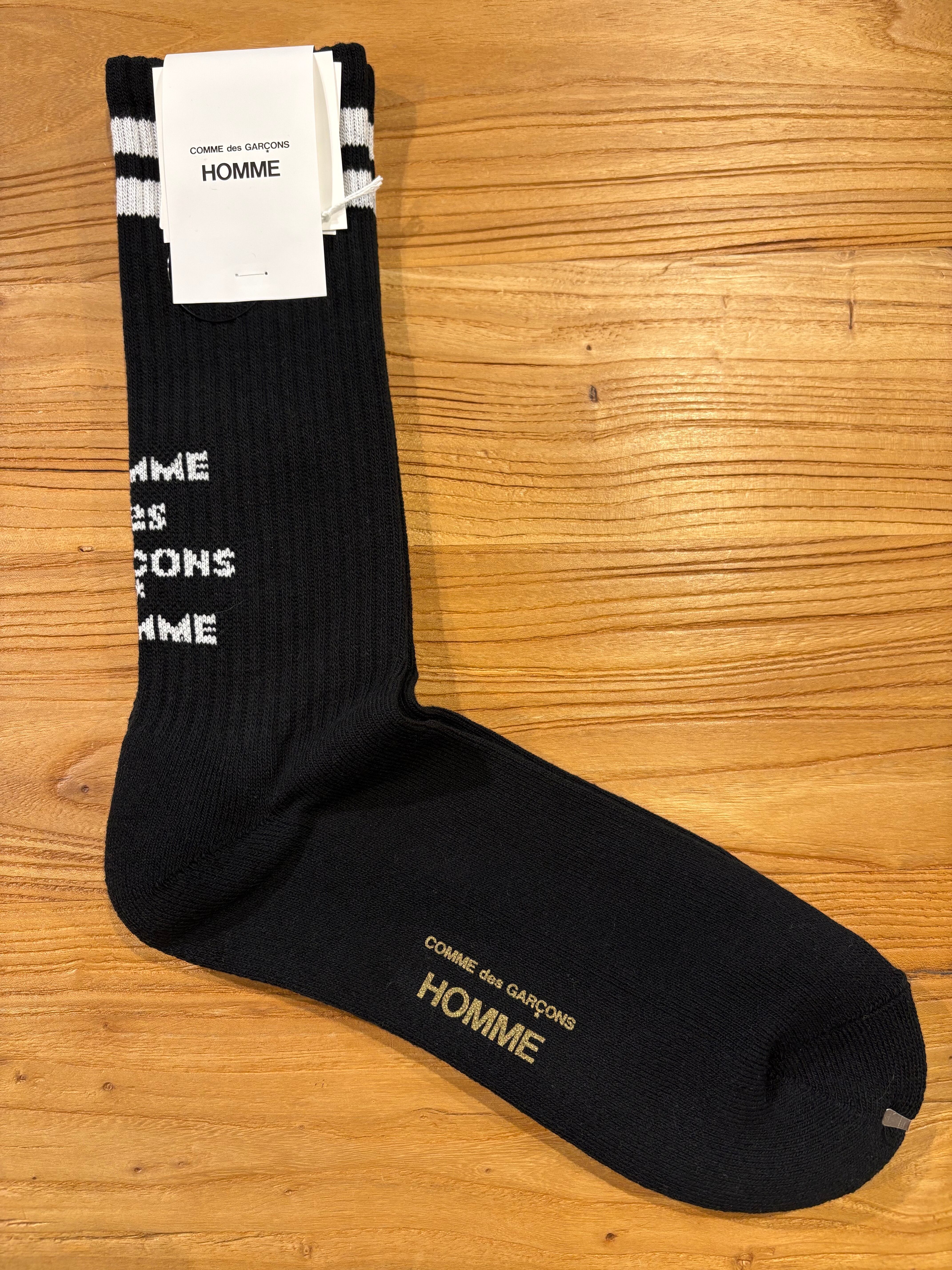 COMME des GARCONS HOMME 綿パイルライン入りソックス | SIX6