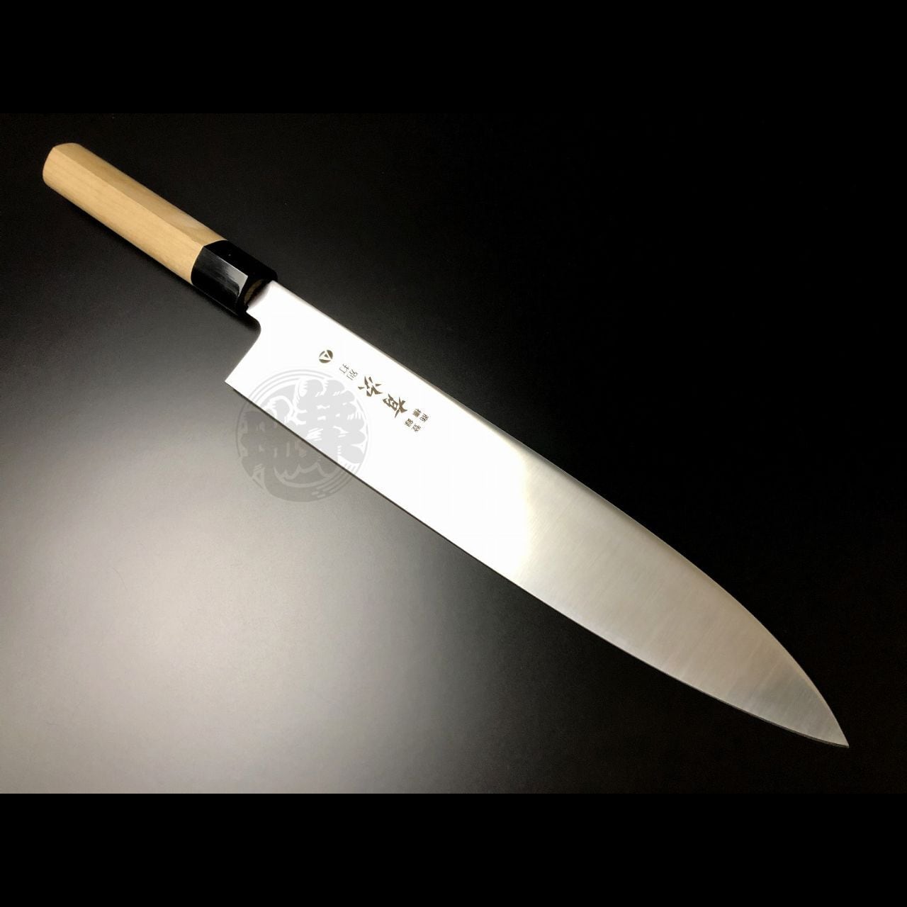 有次 包丁 牛刀 A和式 270mm 日本製 AUS-10鋼 Aritsugu 朴の木柄 築地