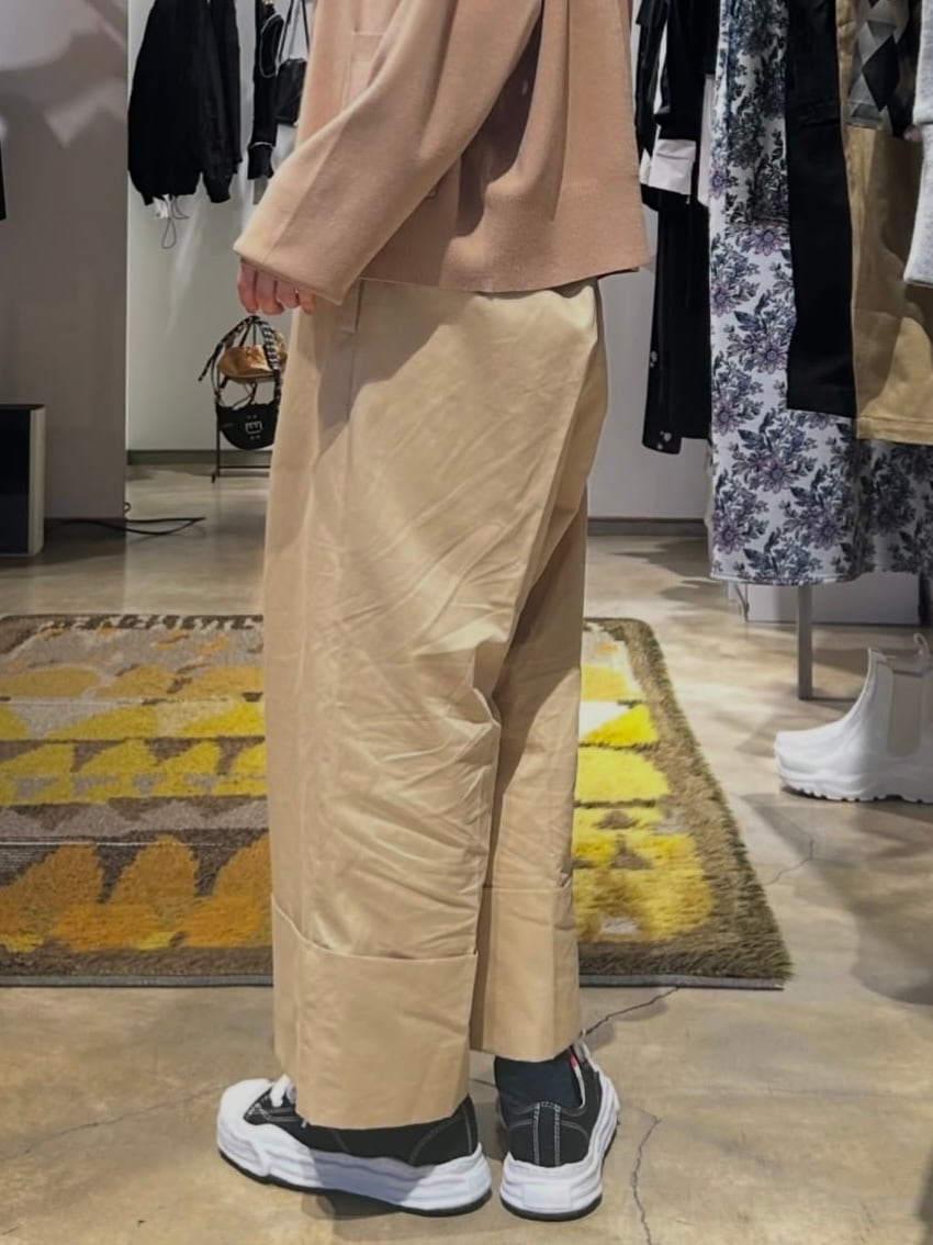 25SS】MASU エムエーエスユー / FOLDED BELT TROUSERS / パンツ
