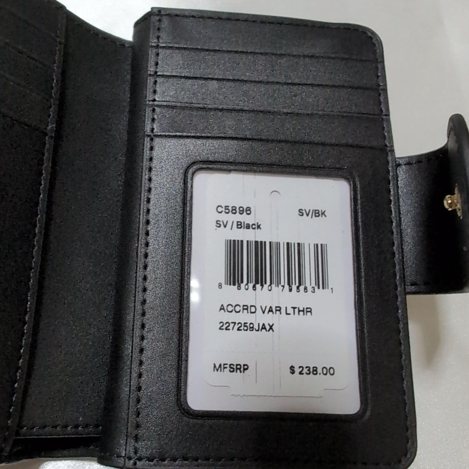 COACHコーチ 二つ折り財布 シグネチャーエンボス ブラック | francore