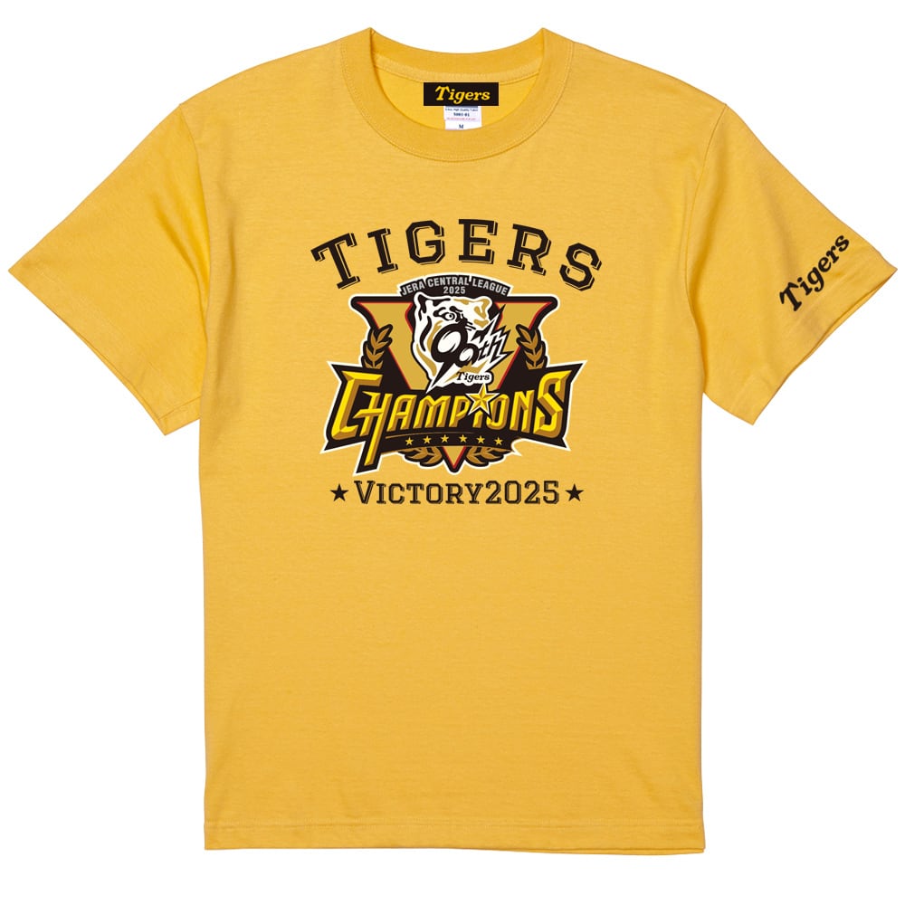 2025阪神タイガース・リーグ優勝記念 ロゴTシャツ【HTV-25001】球団