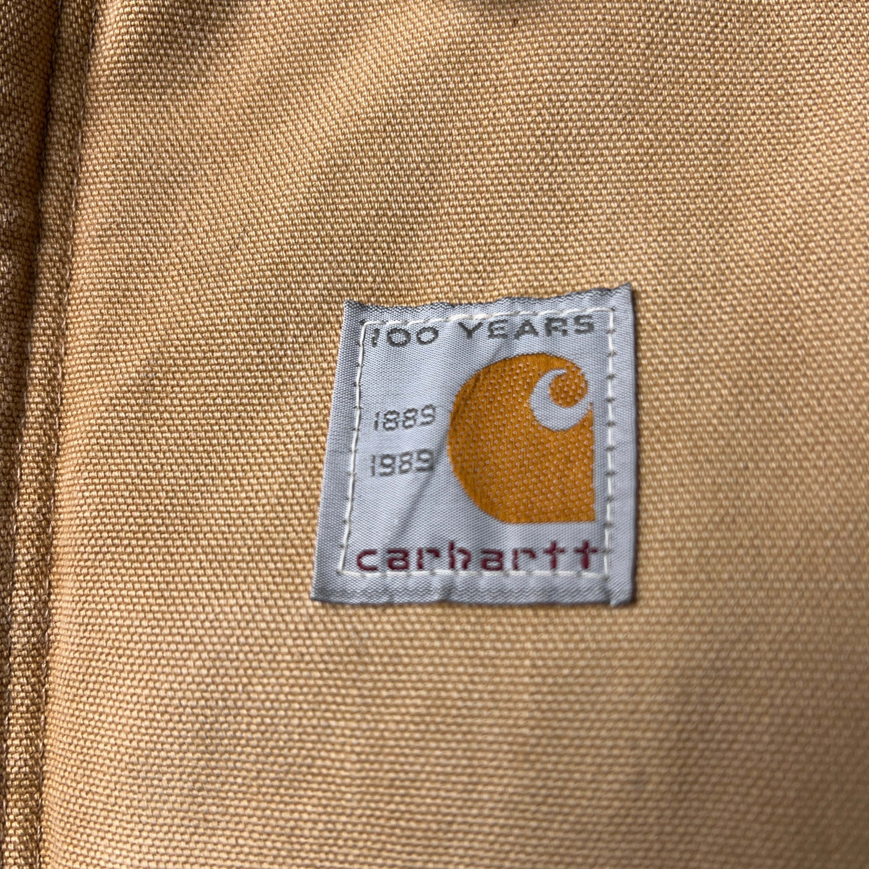売約済】1989 Carhartt Traditional Jacket Short 100years 80's