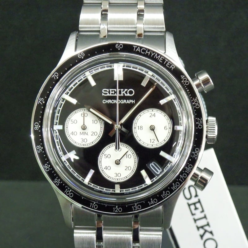 SEIKO セイコーセレクション SBTR055 クオーツ クロノグラフ ブラック