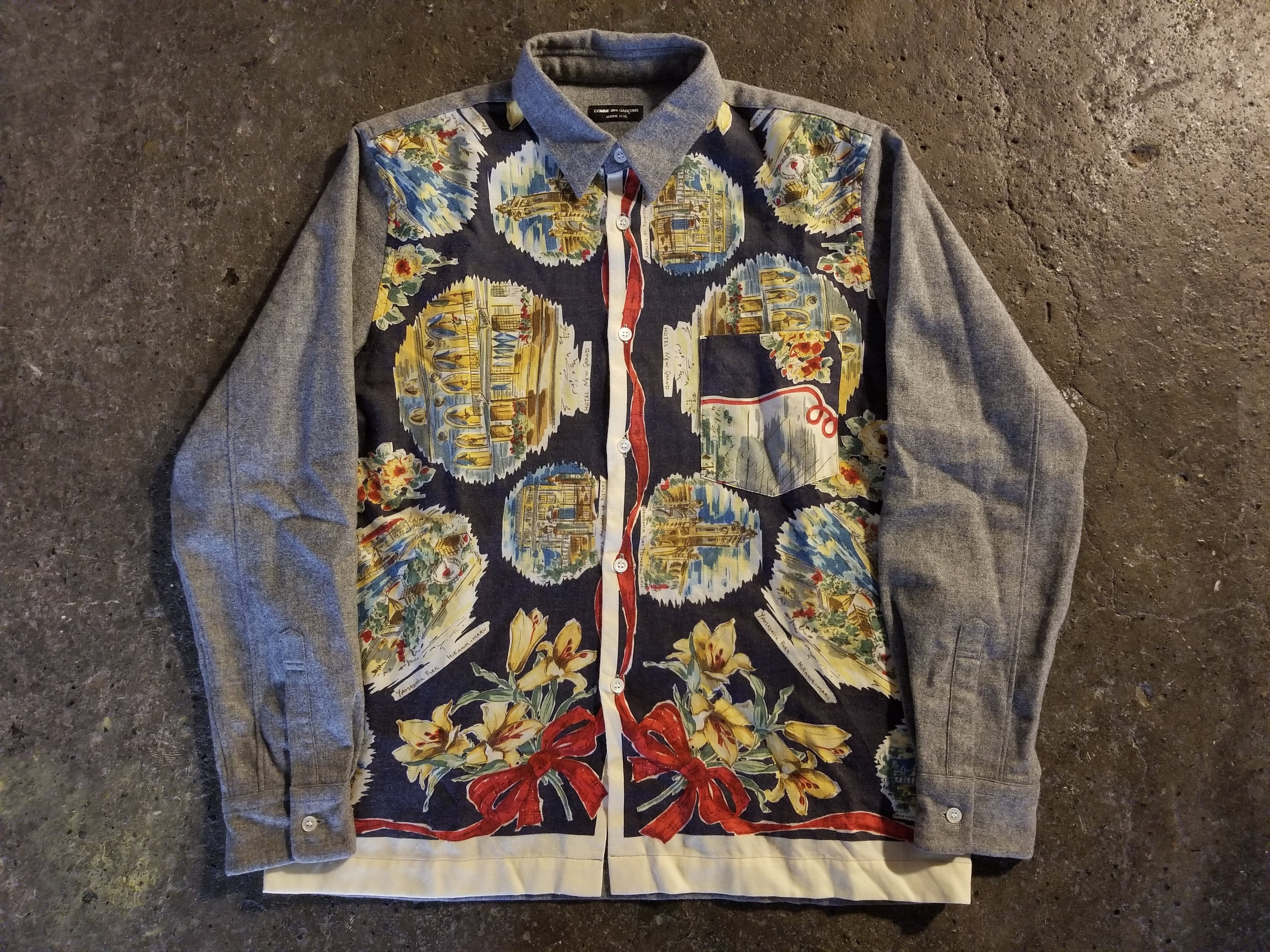 COMME des GARCONS HOMME PLUS/コムデギャルソン 99AW ウール切替横浜