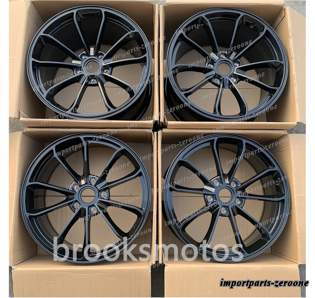 20インチ 新品グロスブラックスタイル ホイールポルシェ 997 911