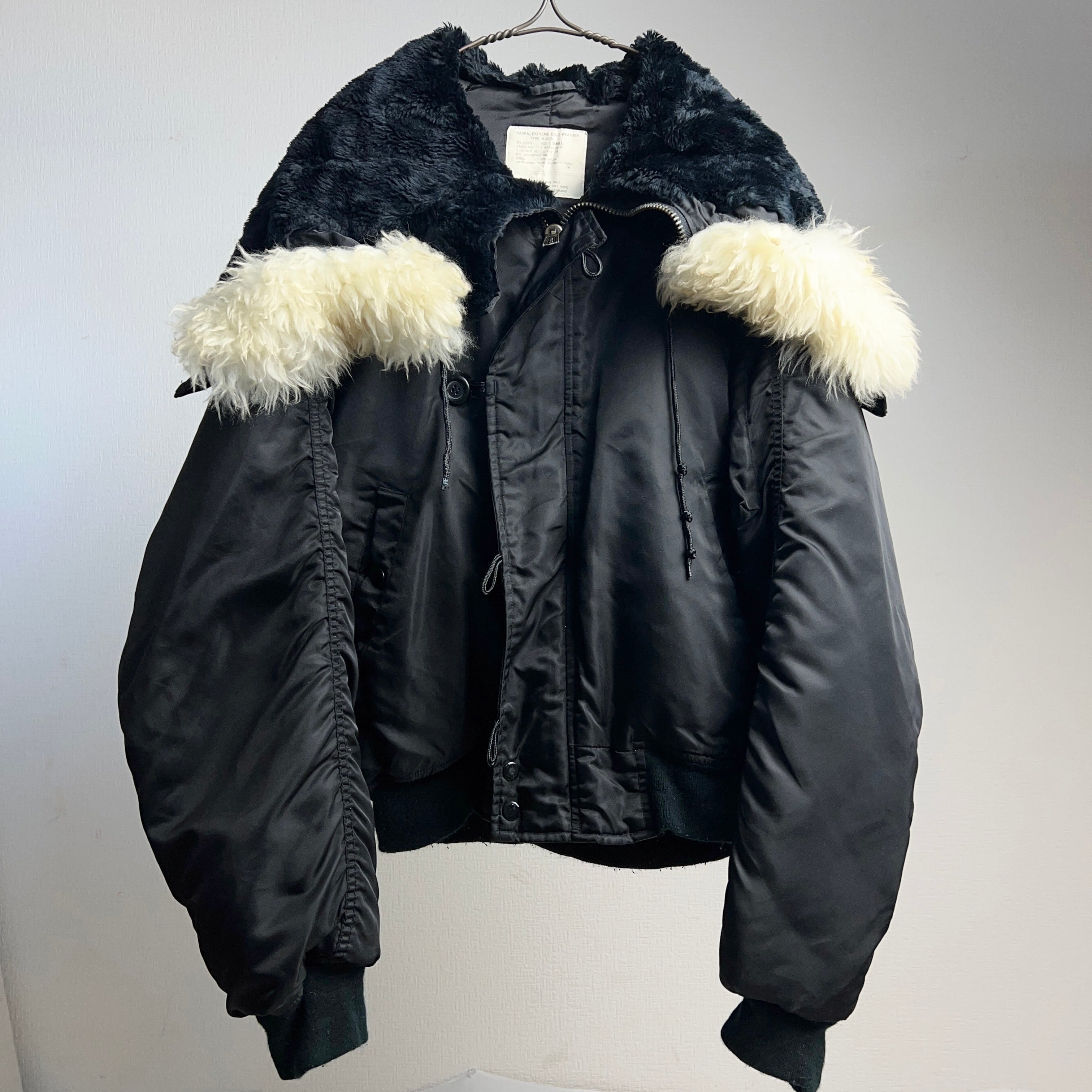 BLACK N-2B FLIGHT JACKET フライトジャケット 黒 ブラック【1000A113