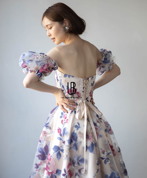 THE URBAN BLANCHE ORIGINAL 】 2WAY 花柄 カラードレス WEDDING 商品