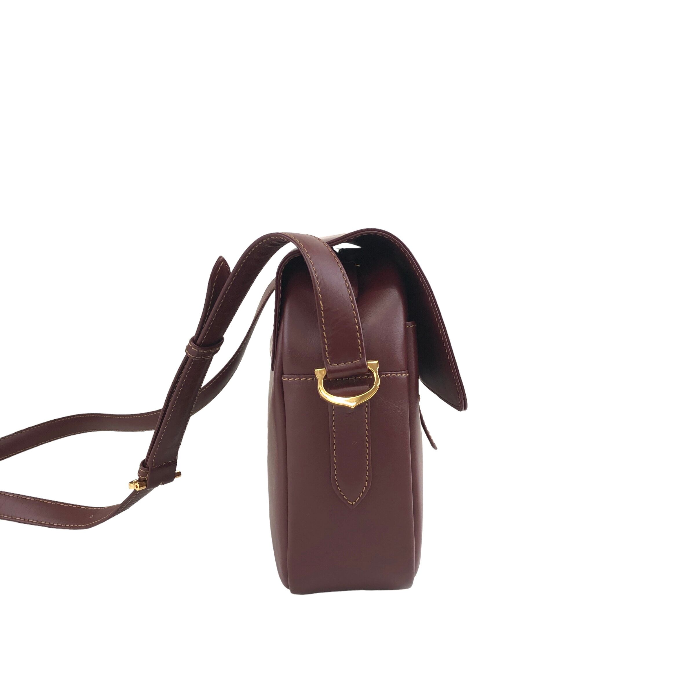 Cartier カルティエ マストライン ショルダーバッグ ボルドー vintage