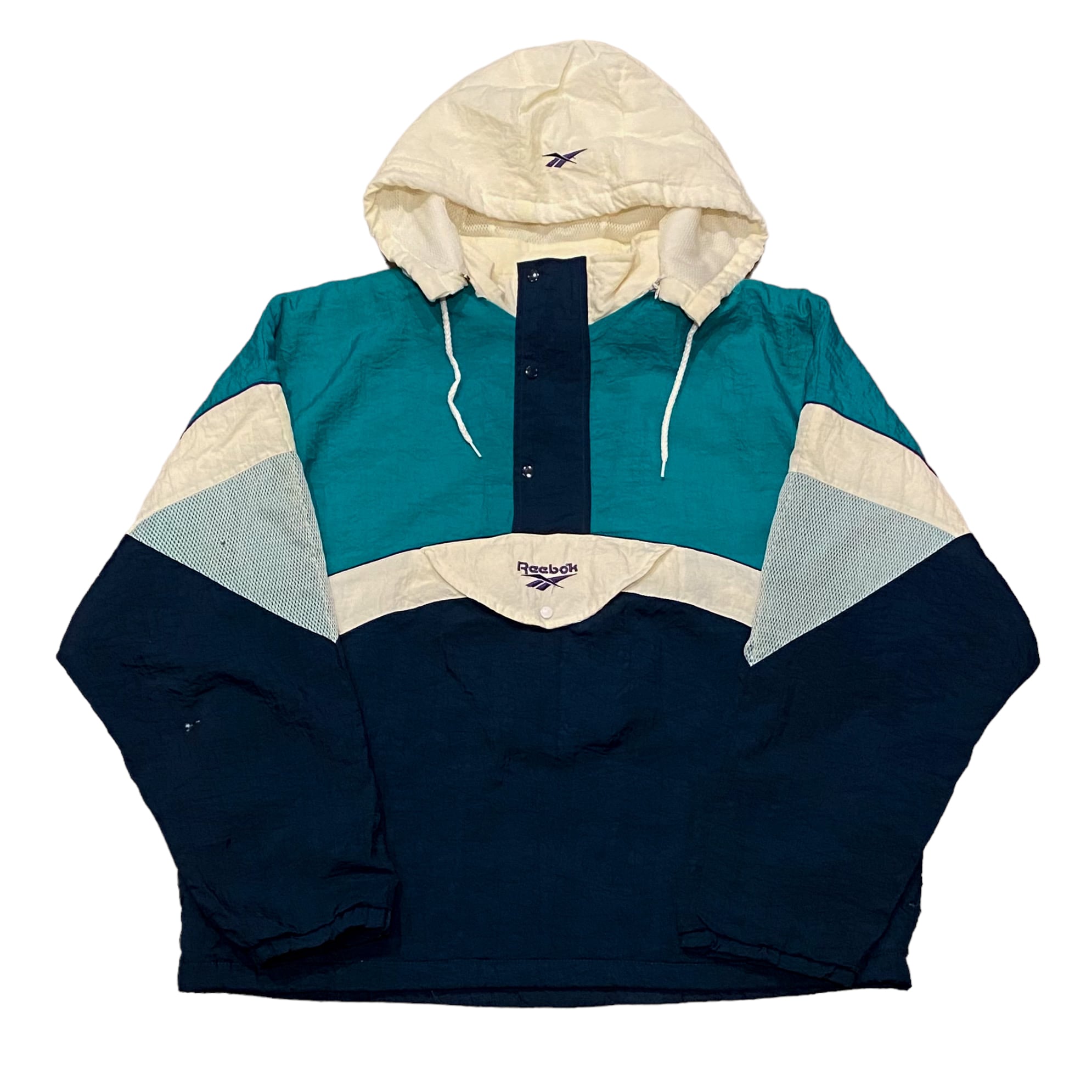 90's Reebok Insulation Anorak Parka L / リーボック ナイロン