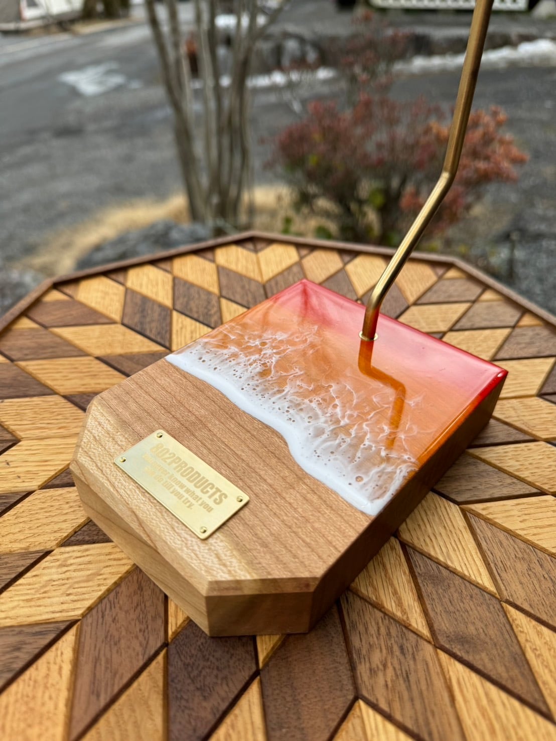 夕波レジンランタンスタンド チェリー 802PRODUCTS ランタンスタンド