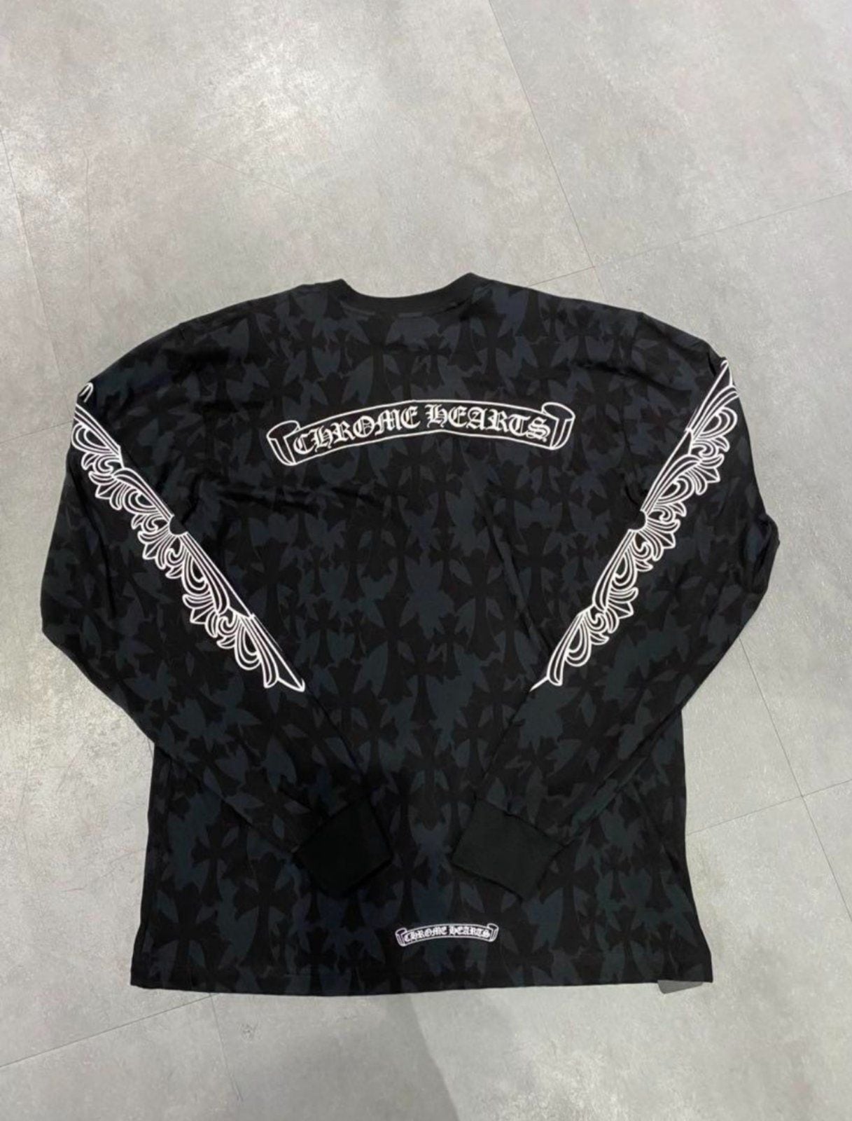 CHROME HEARTS クロムハーツ 総柄 ロンT 長袖 | chromehearts
