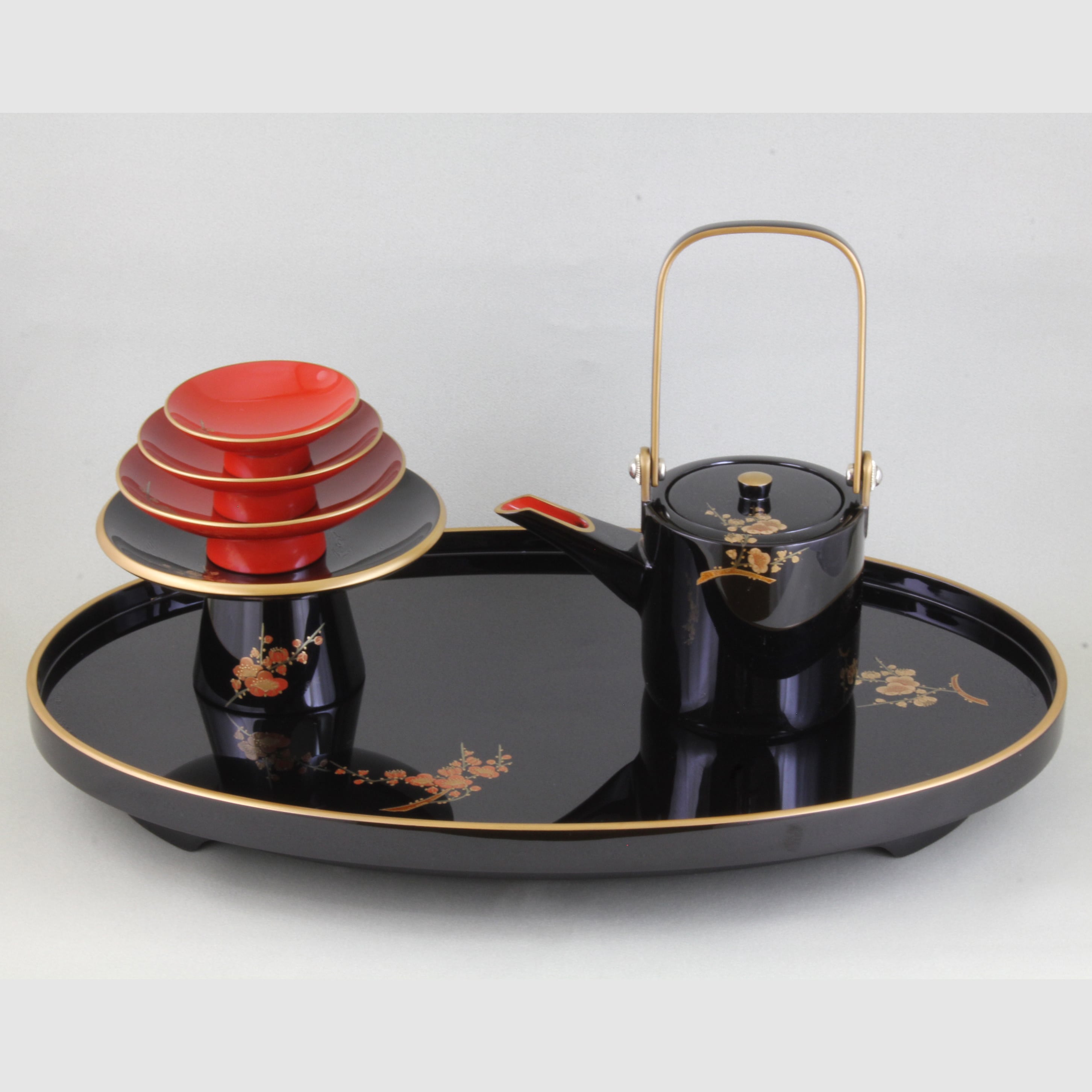 2 輪島塗 屠蘇器／紅白梅蒔絵 | 輪島塗 加藤漆器店 公式オンラインショップ
