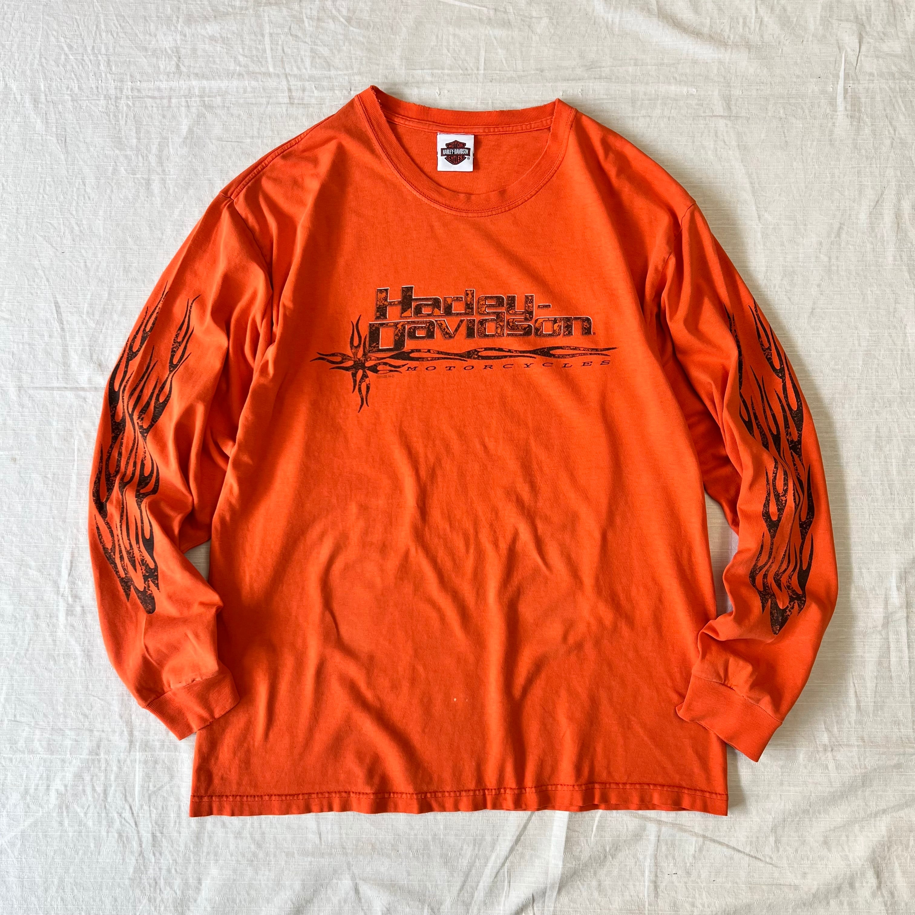 レア]00's Harley-Davidson/ハーレーダビッドソン 長袖Tシャツ ロンT