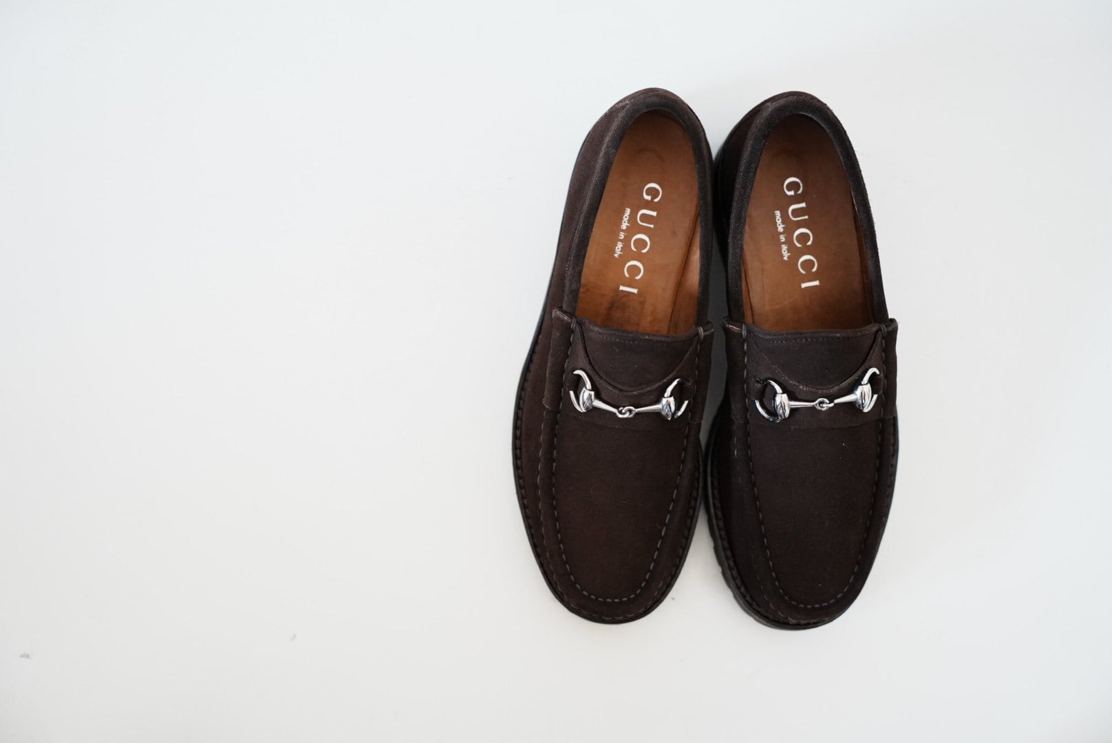 Old Gucci ホースビットローファー 40E Brown スエード | JUST LIKE