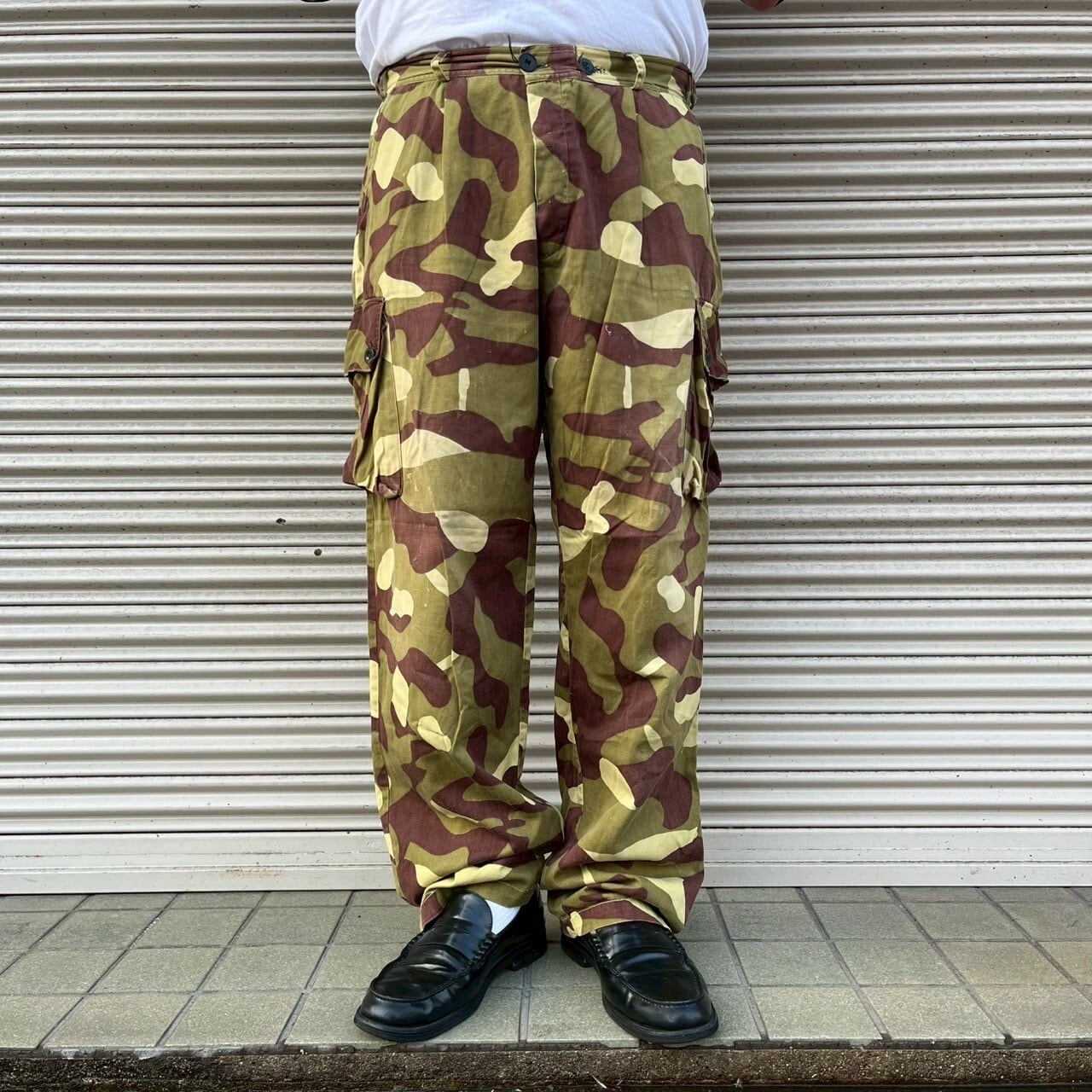 80s フィンランド軍 M62 迷彩 カーゴパンツ 民間 ブラッシュカモ