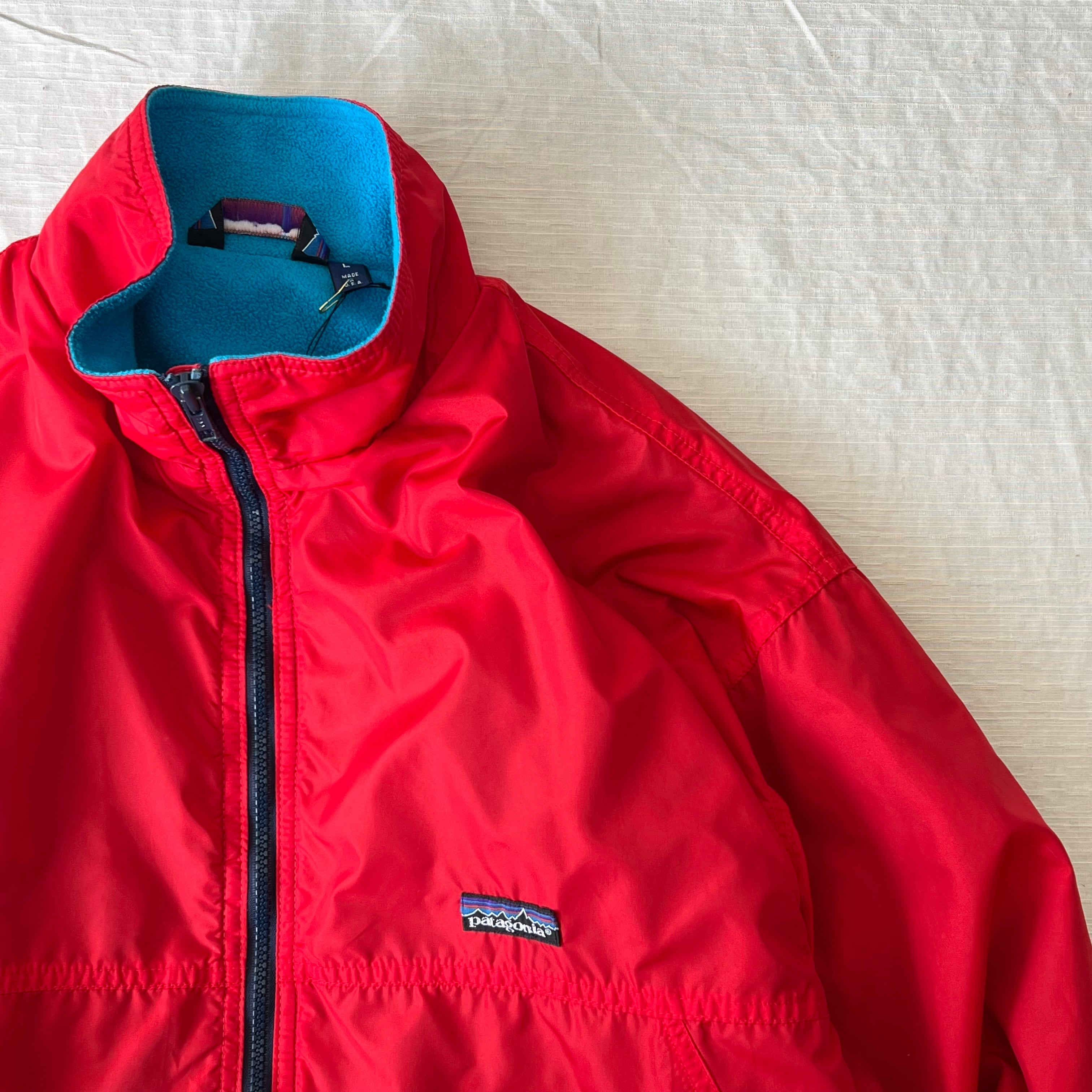 88 USA製 Patagonia シェルドキャプリーンジャケット メンズL フレンチ