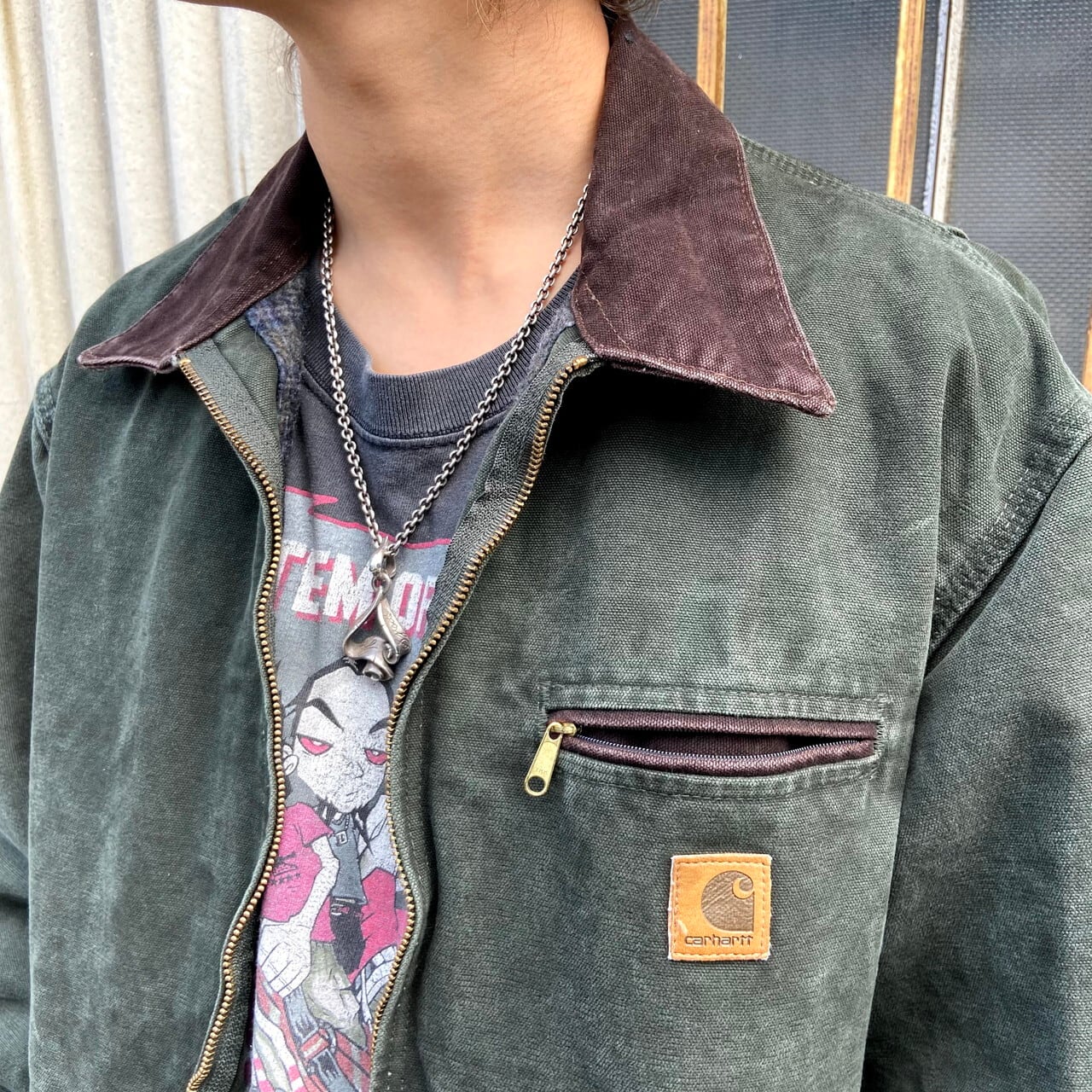 Carhartt カーハート デトロイトジャケット メンズXL相当 古着 ダック