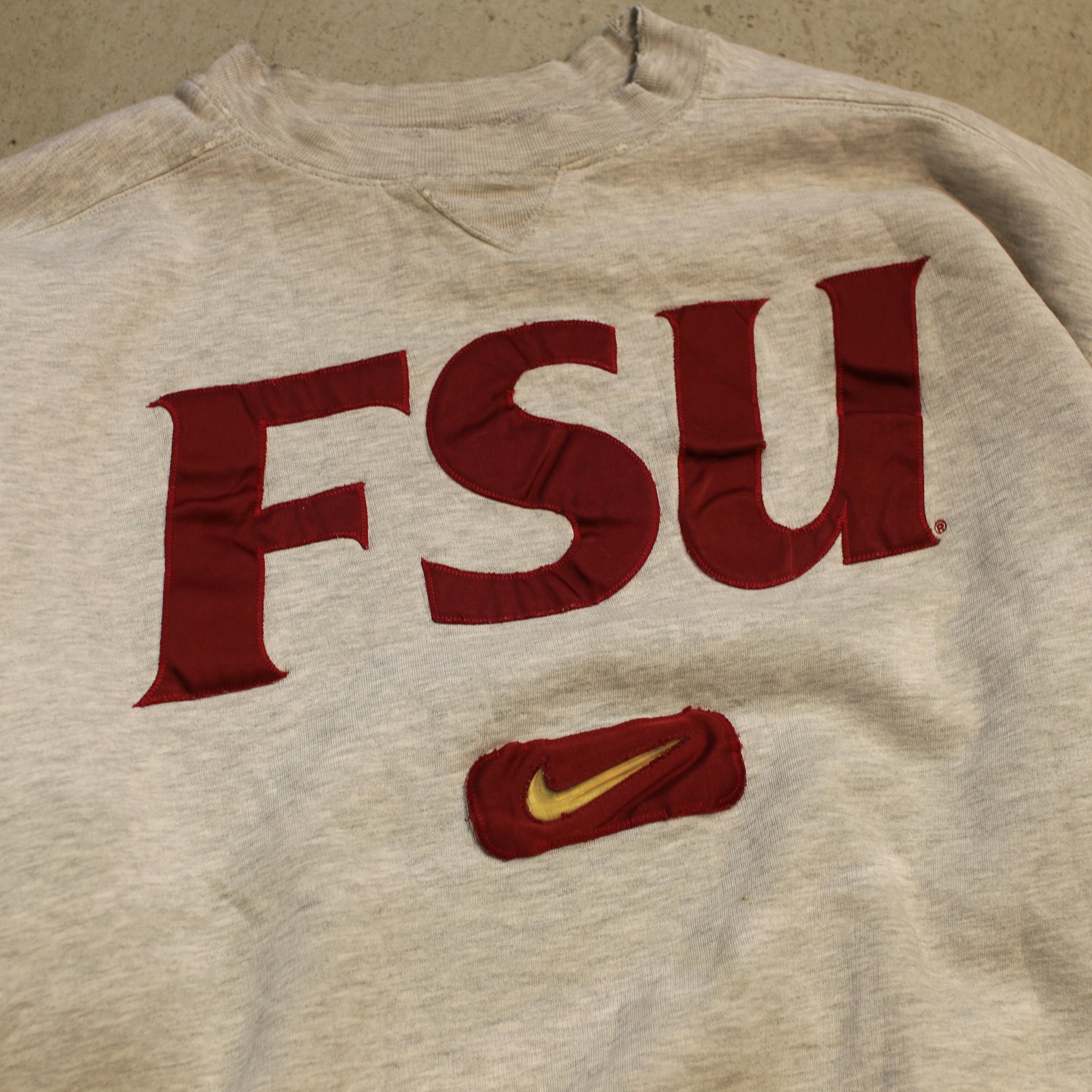 00s ナイキ スウェット 立体ロゴ NIKE TEAMタグ 2000s Florida State