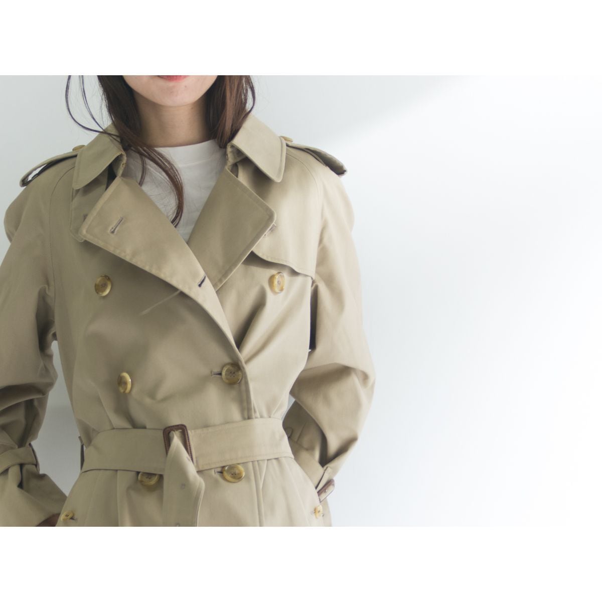 Burberrys】Made in England 80's trench coat（バーバリーズ トレンチ