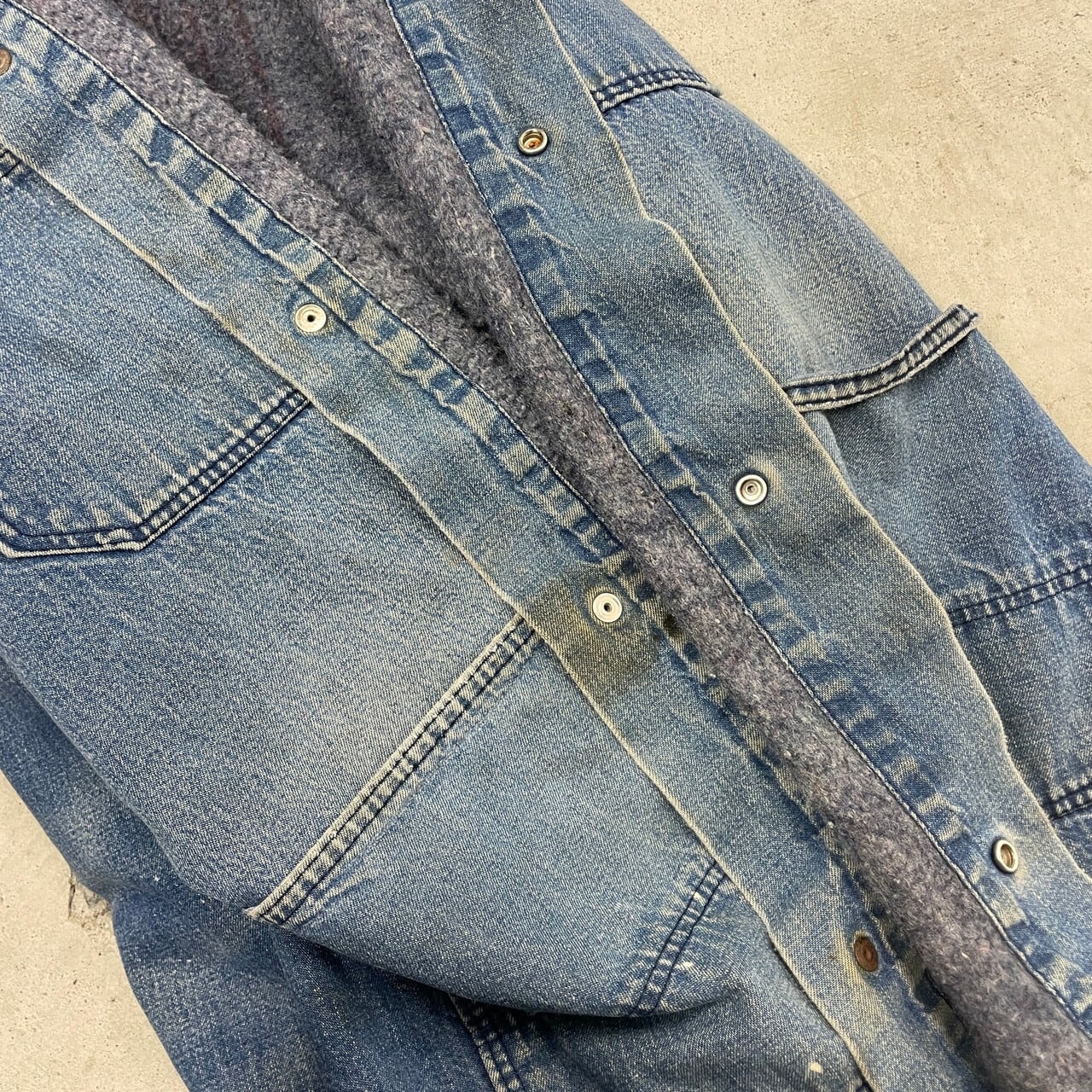 60〜70年代 MADEWELL ブランケットライナー デニムカバーオール メンズ