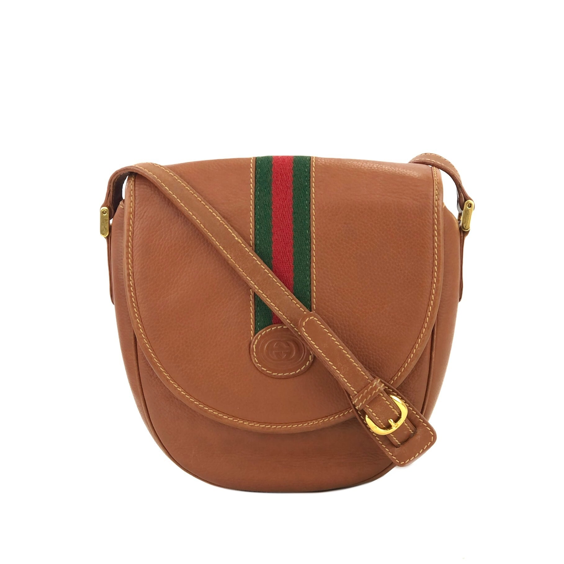 GUCCI グッチ シェリーライン GG型押し エンボスレザー ミニバッグ