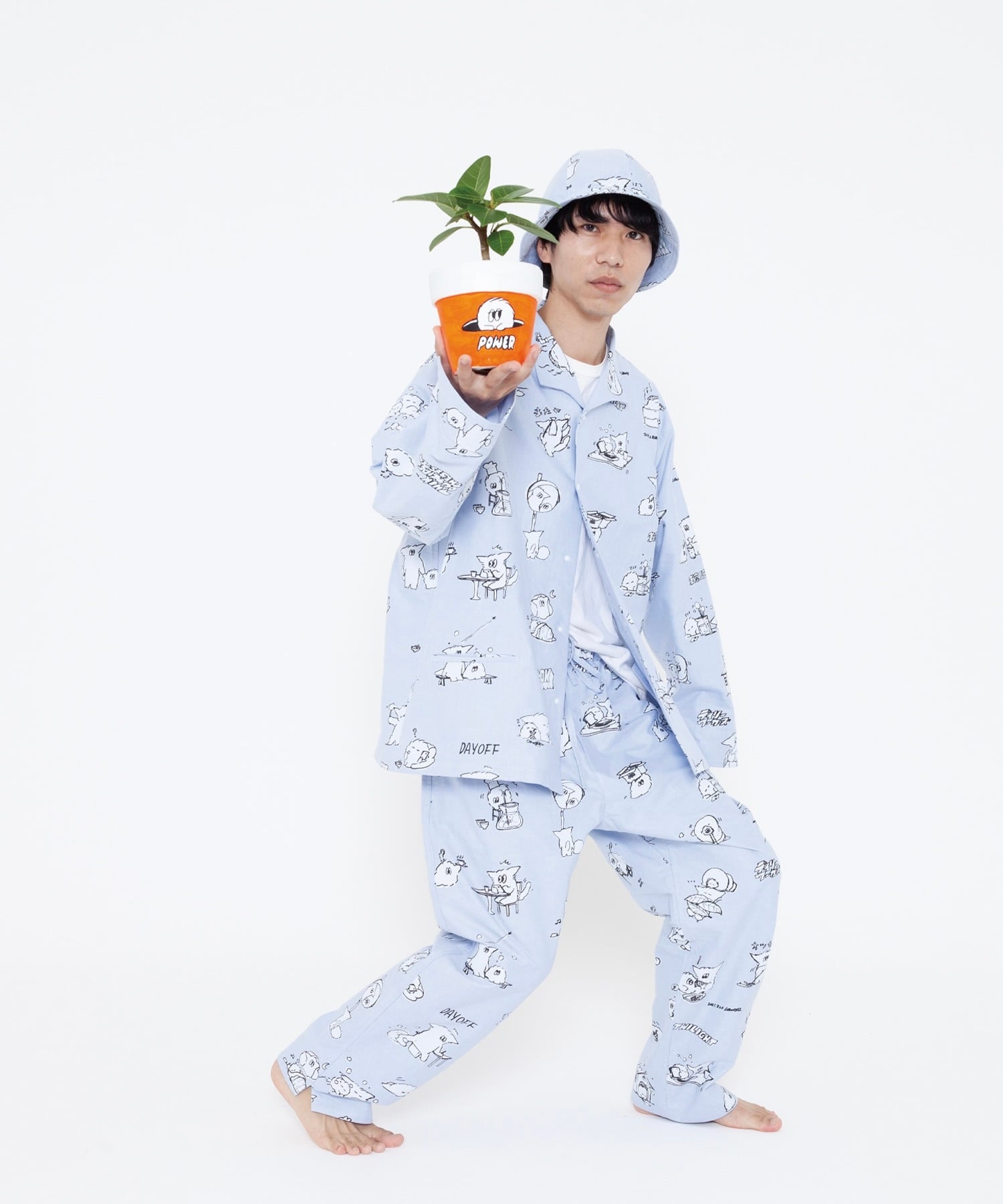 NOWHAW / PA-S480-N “week”PAJAMA (ragelow) | AfterSchool (アフター