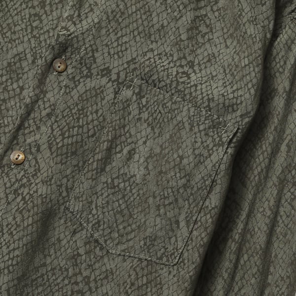 SNAKE SHIRT (GREEN) / RUDE GALLERY | CROSS ROAD BLUES