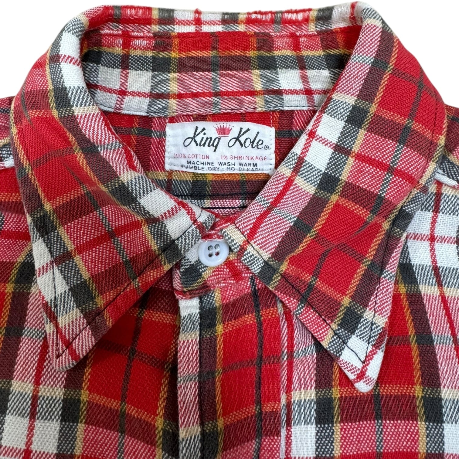 60s King Kole ネルシャツ ヘビーネル キングコール チェック シャツ
