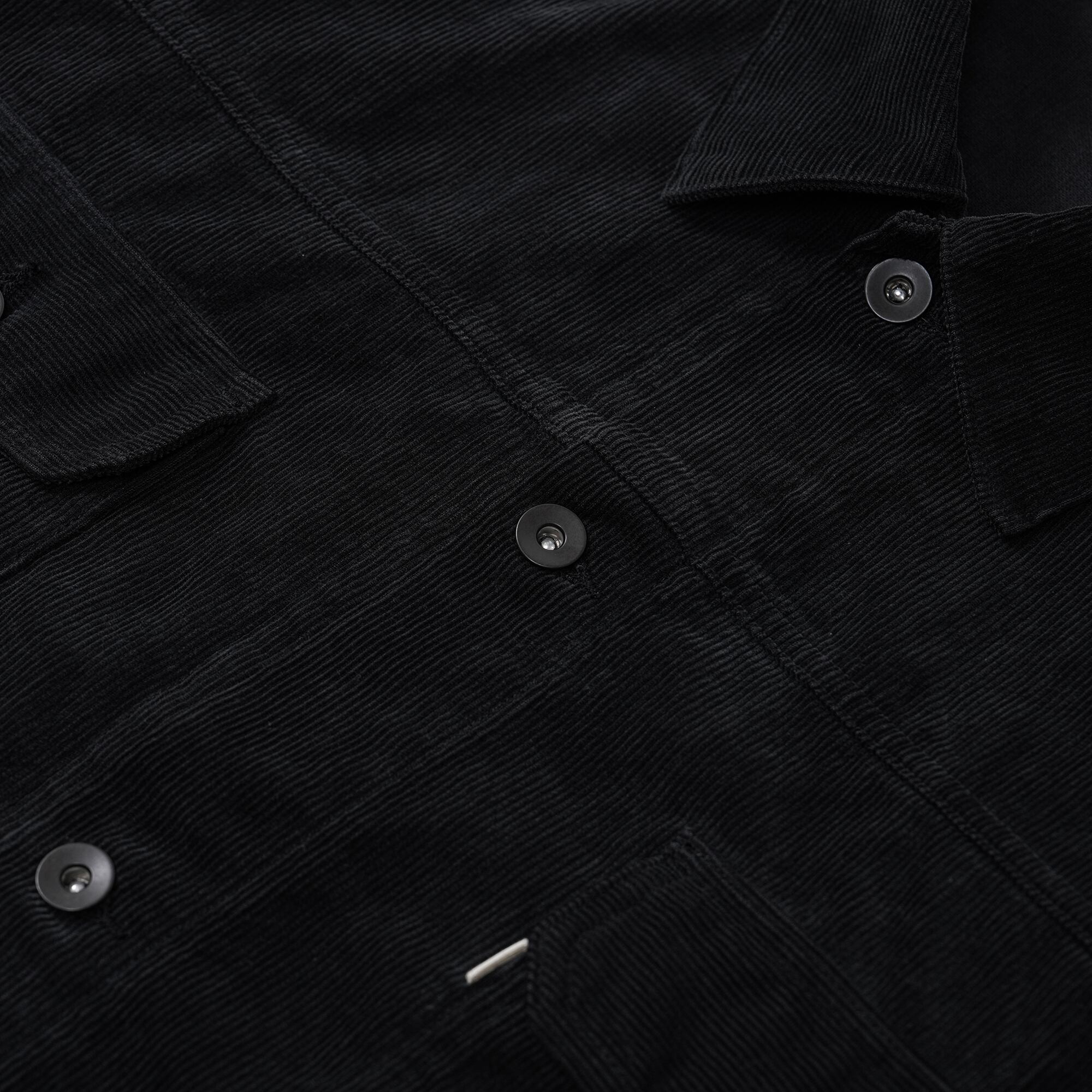 Washed Corduroy Wide Relax Jacket (black) | OVY