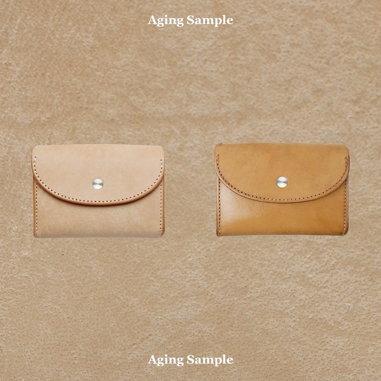 Iru×IKENOHATA GINKAWATEN】MAYA LEATHER COMPACT WALLET / 受注生産 1