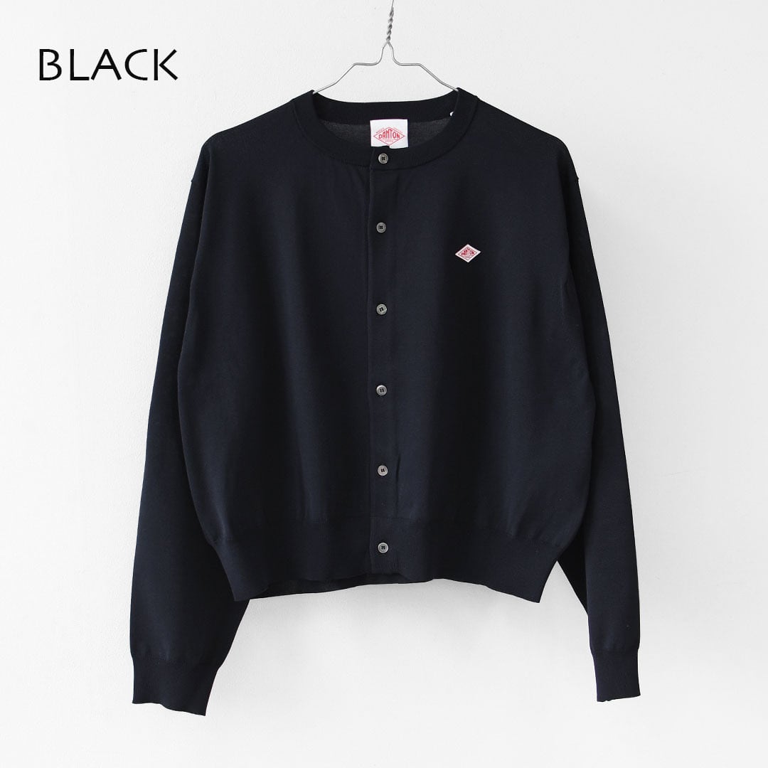 DANTON [ダントン] W Jersey Knit Crew Neck Cardigan [DT-D0137YSD