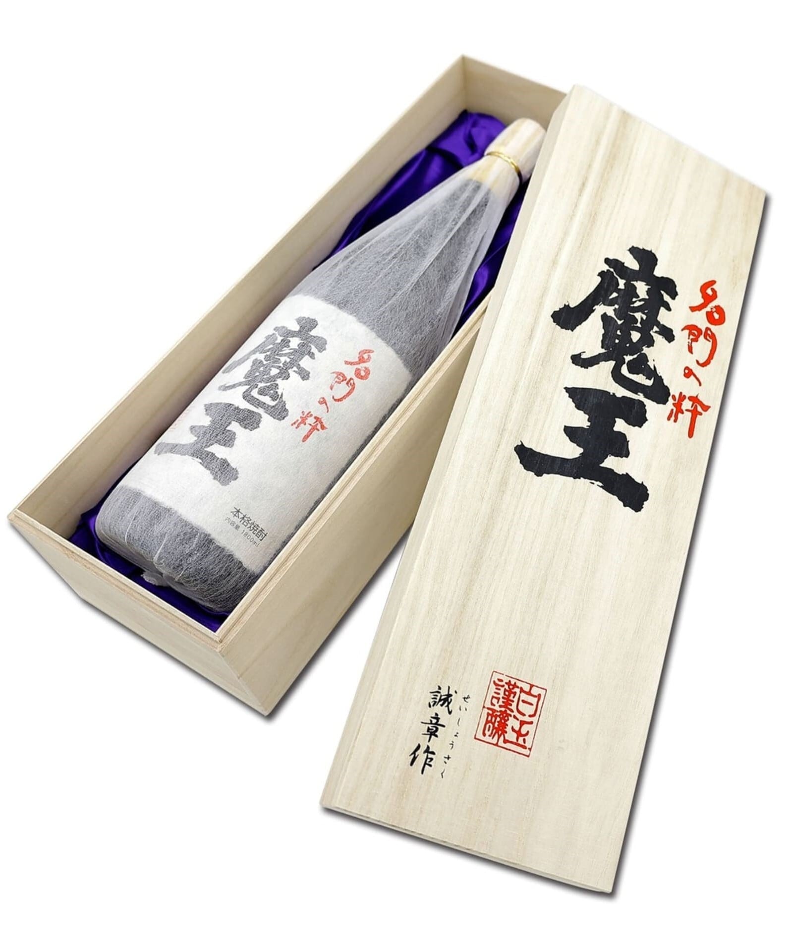 白玉醸造 魔王1800ml 純正桐箱入 | お取り寄せ自宅居酒屋 しんせん