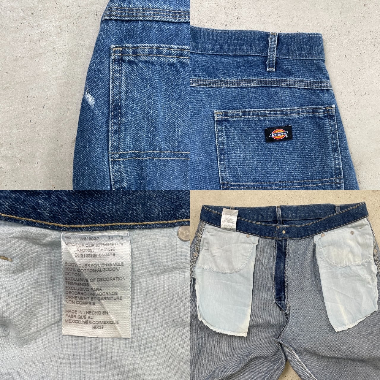 渋カジの黄金比】80sヴィンテージデニムJKT×DickiesペインターPT 渋