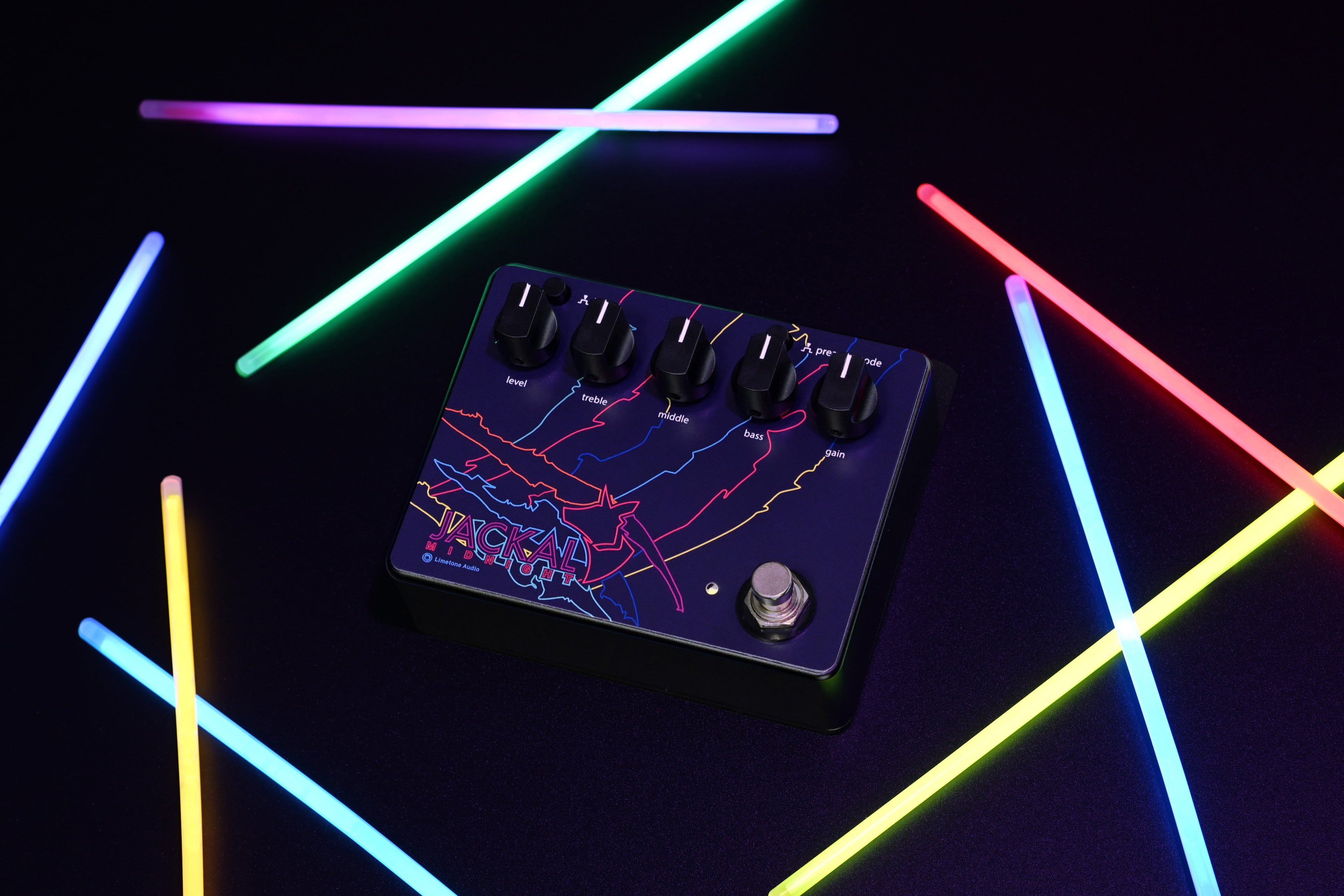 JACKAL MIDNIGHT neon stripe | Limetone Audio