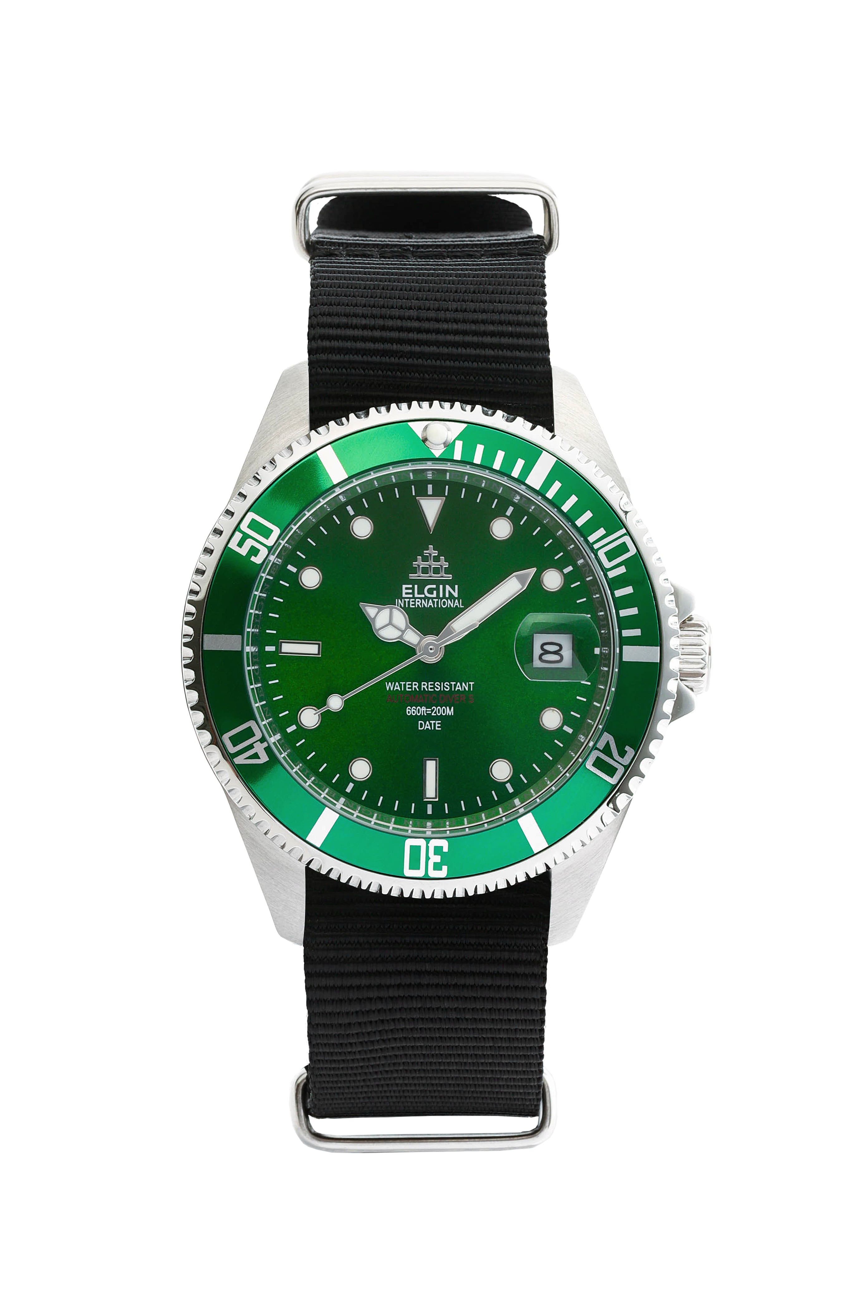 高品質でタフな自動巻き腕時計｜FK1405SGR-NATO-B | 腕時計のELGIN