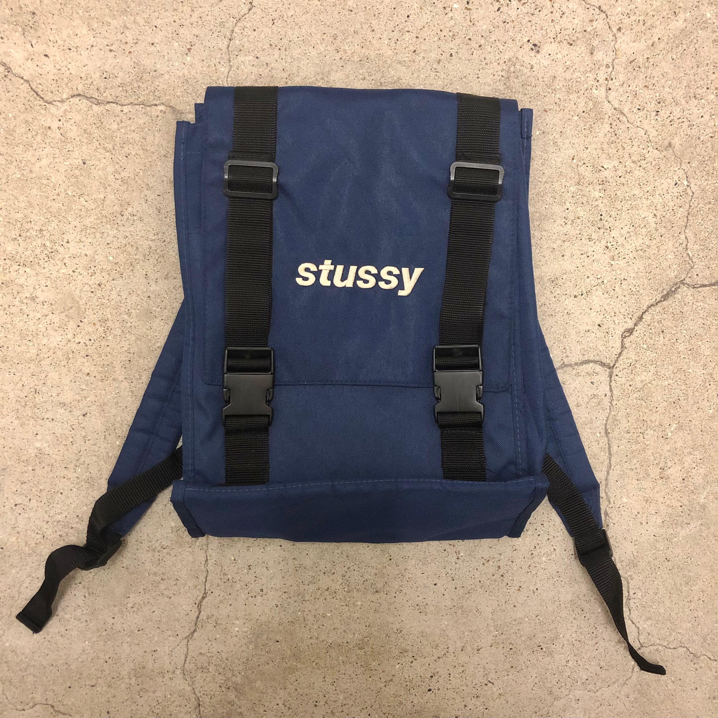 90s OLD STUSSY/Backpack/台湾製/バックパック/リュック/刺繍ロゴ