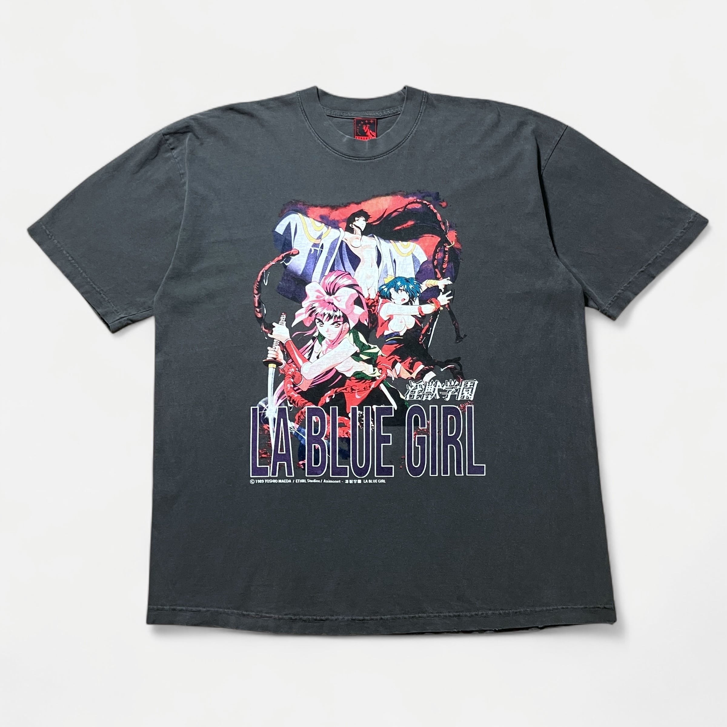 XL】 LA BLUE GIRL 淫獣学園 ETHEREAL STUDIOS アニメ Tシャツ