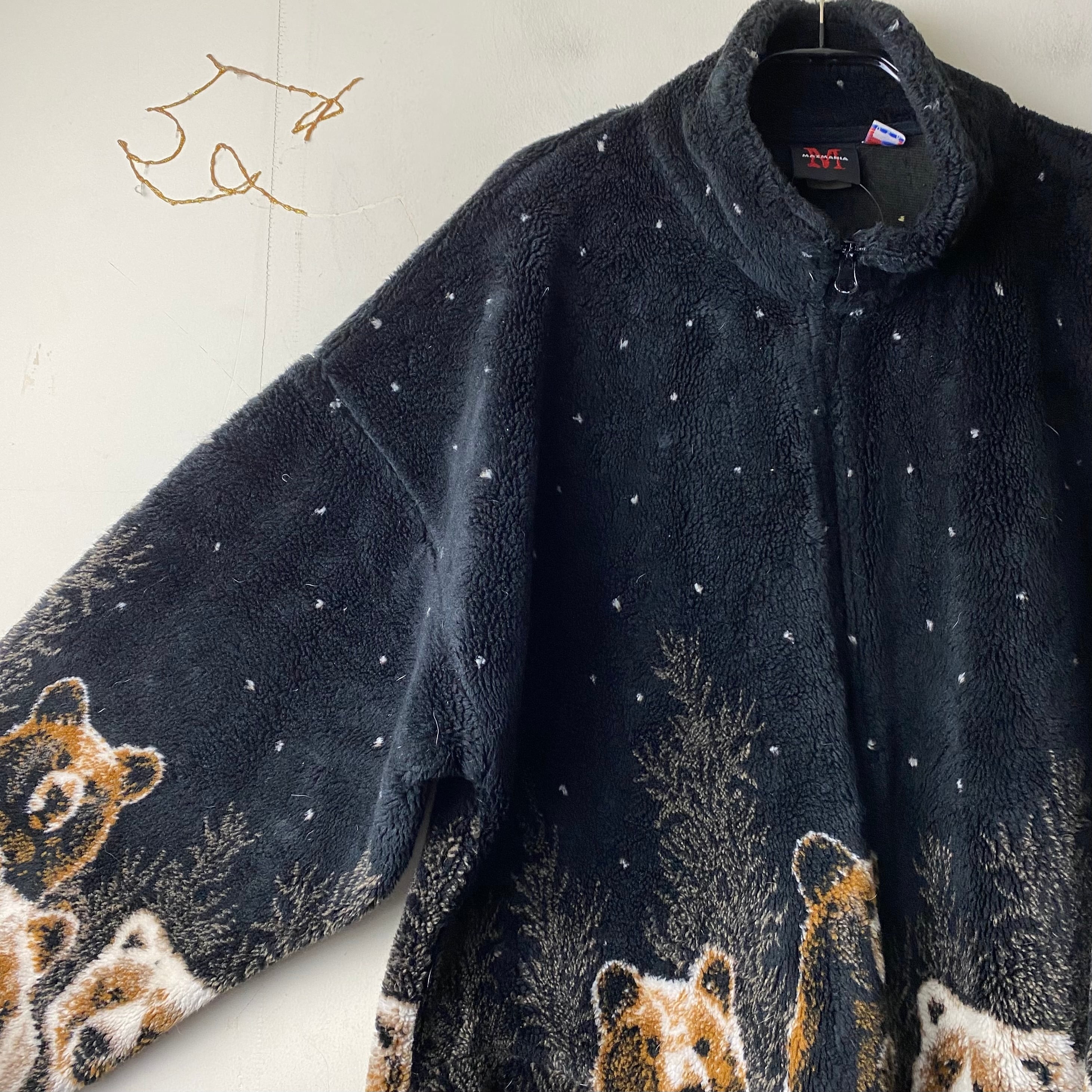 vintage 1990's MAZMANIA pile fleece jacket “bear” | NOIR ONLINE