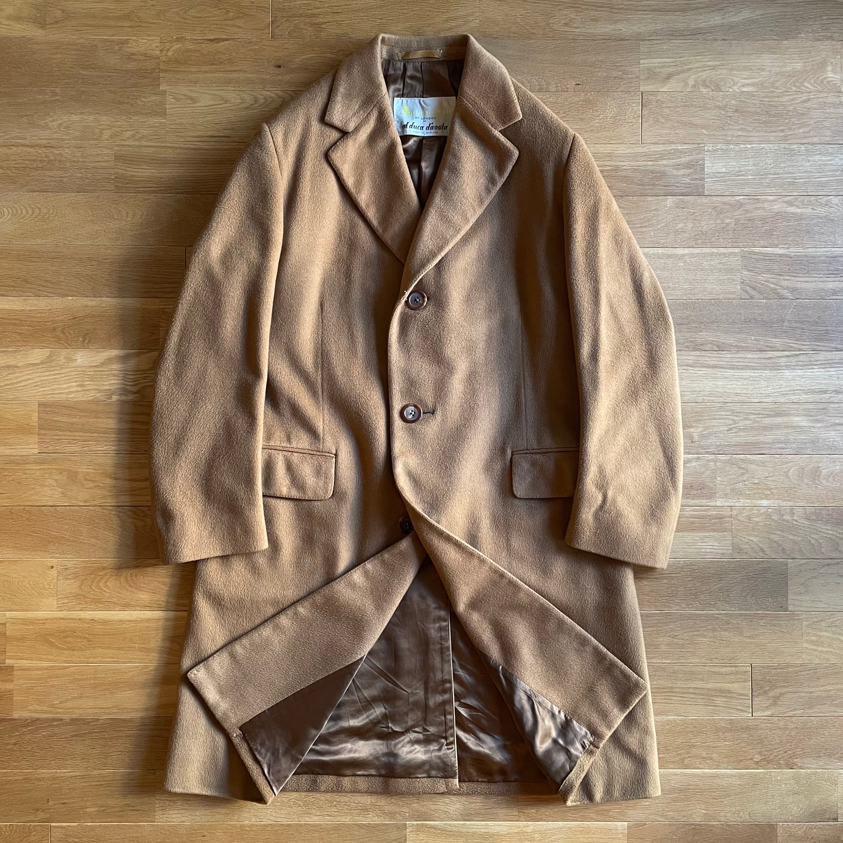 AQUASCUTUM チェスターフィールドコート 60年代 英国製 ヴィンテージ