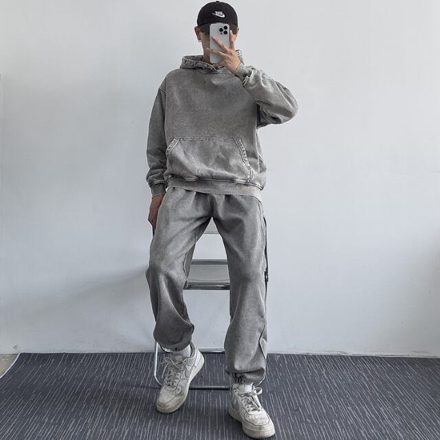 SWEATS collective グレー パーカー L かつきくん着用 SWEATS