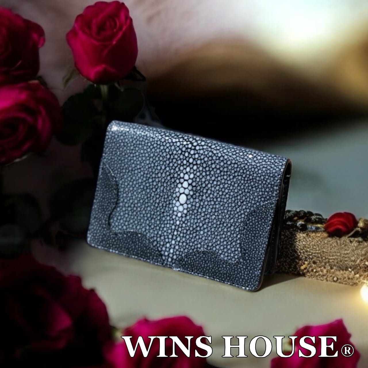 WINS HOUSE®︎【ウインズハウス】Stingray card case【エイ革