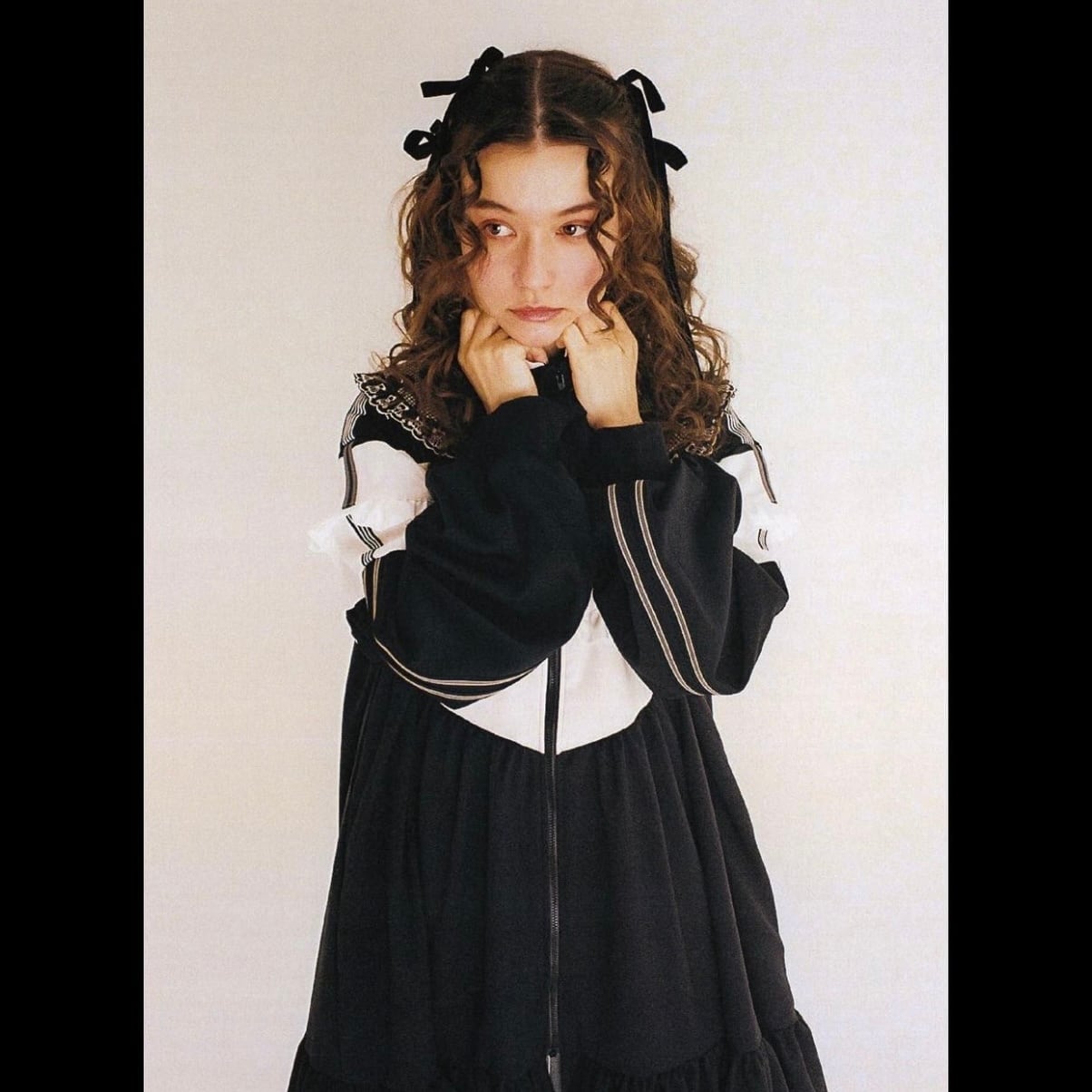 ジャージワンピース / BLACK【HEIHEI】 | Schrodinger's closet